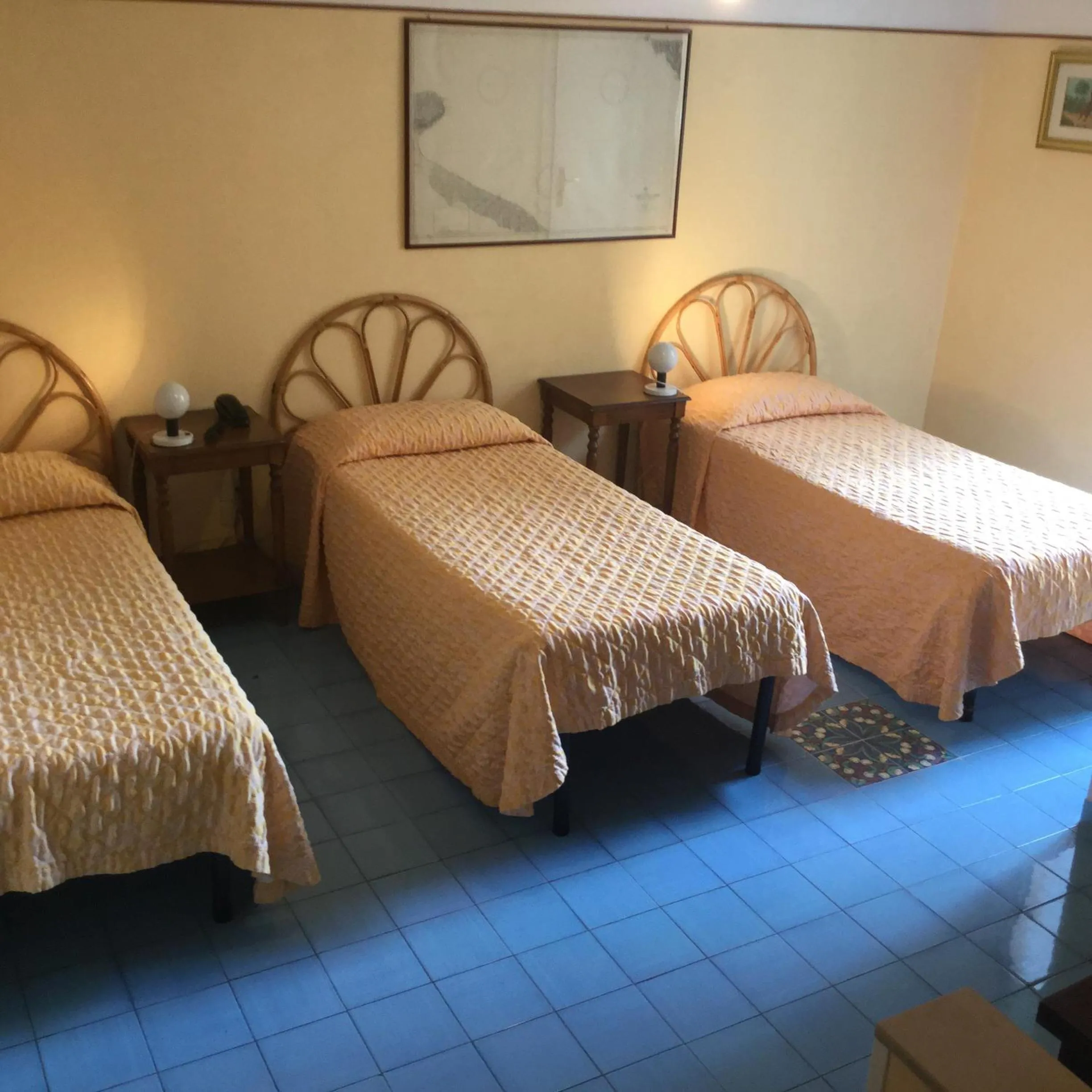 Bed in Hotel Touring