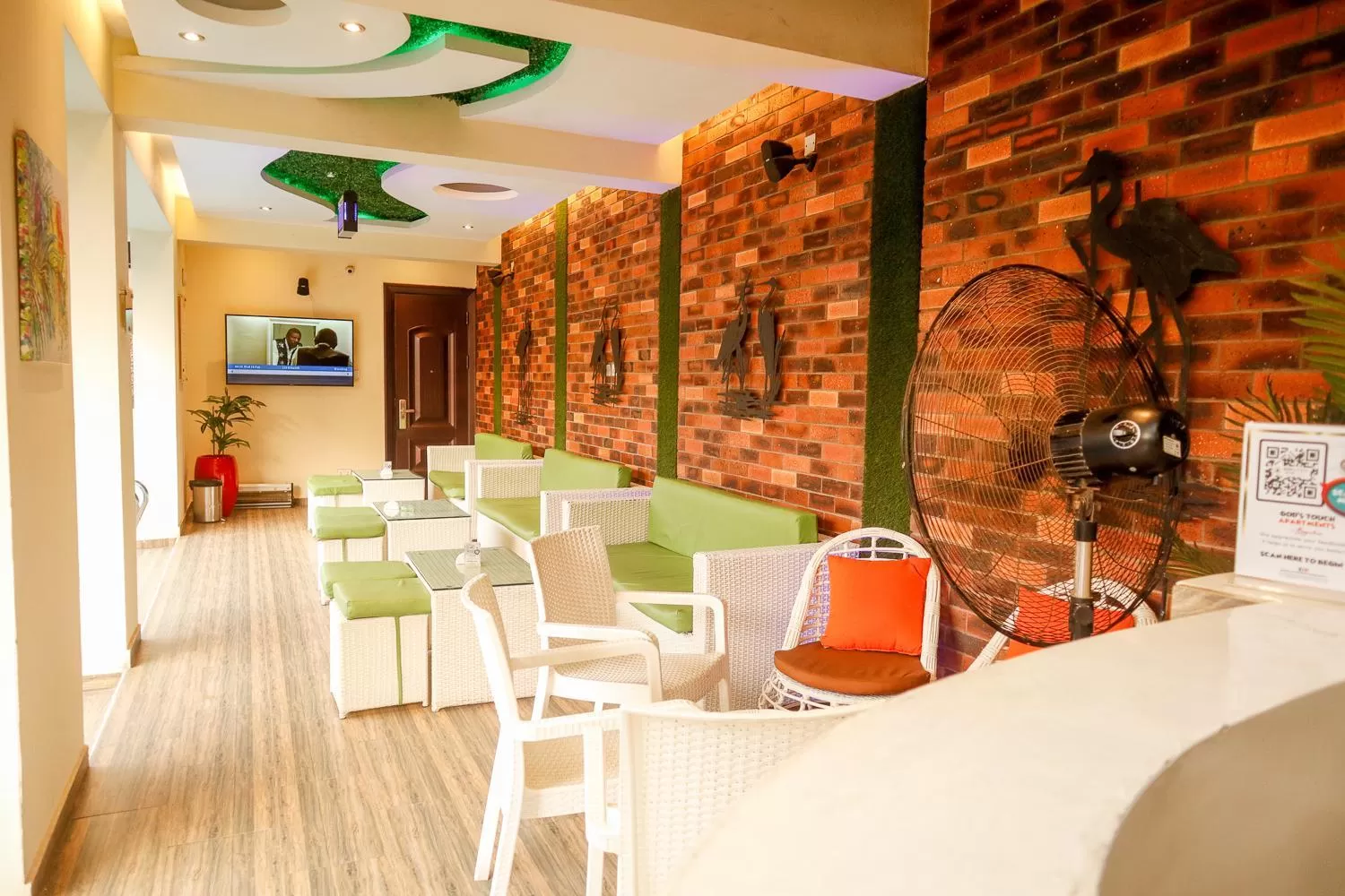 Swimming pool in God's Touch Apartments Signature