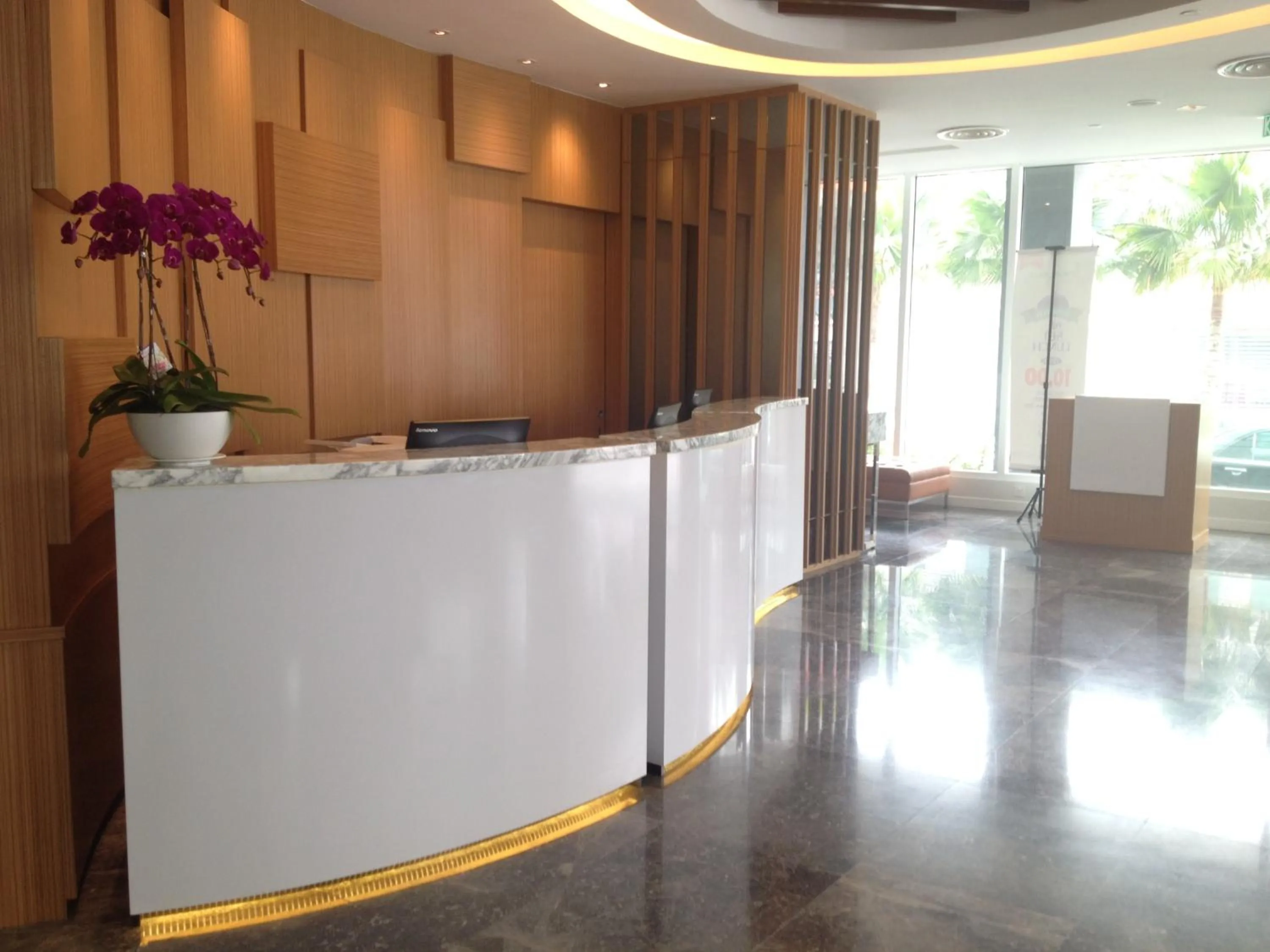 Lobby or reception in WP Hotel