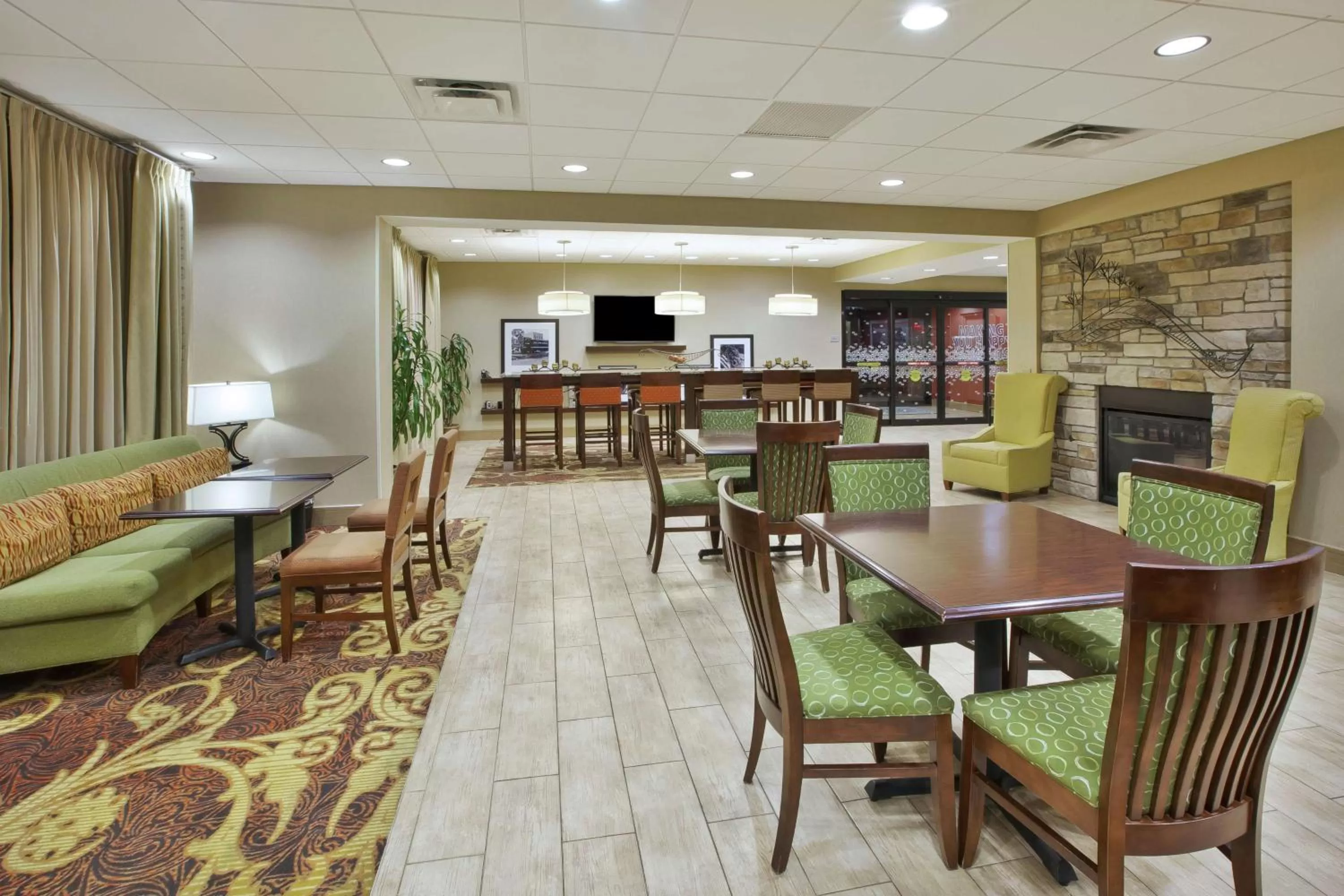 Lobby or reception in Hampton Inn Brockport