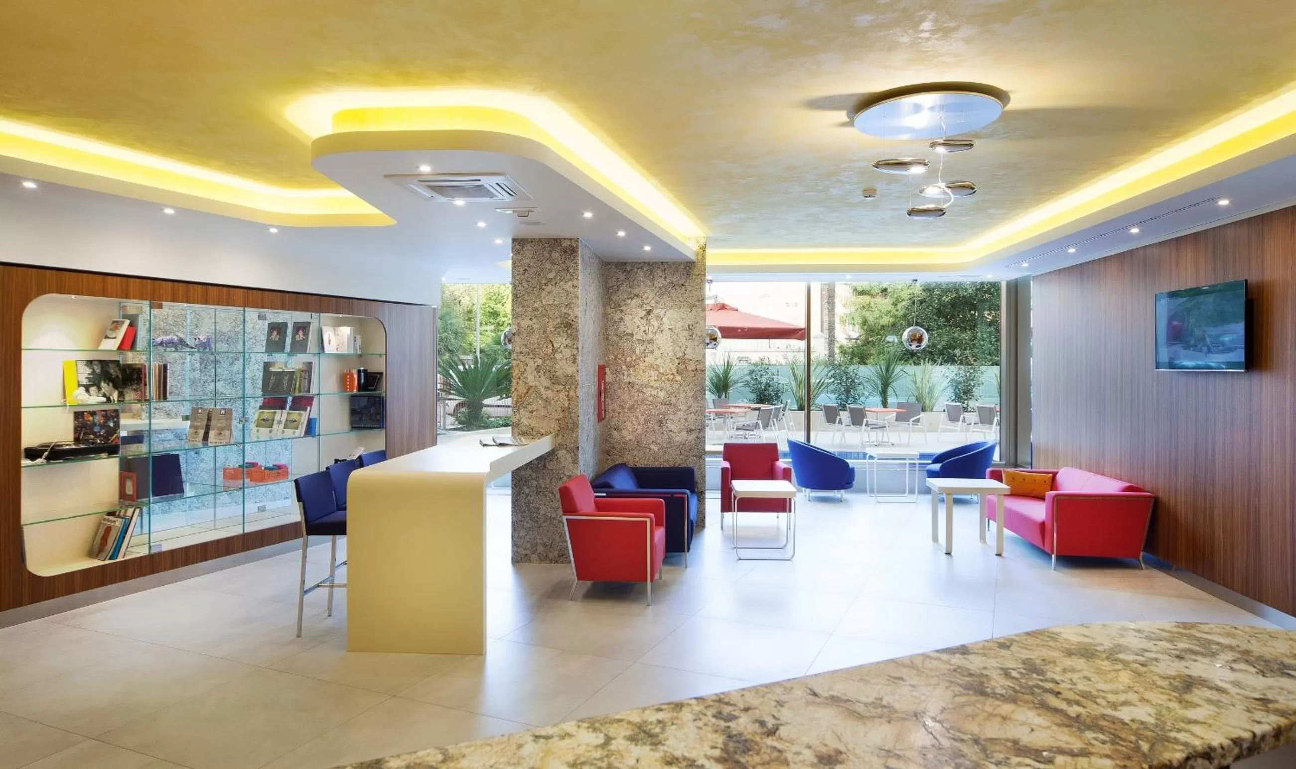 Lobby or reception in Hotel Aria