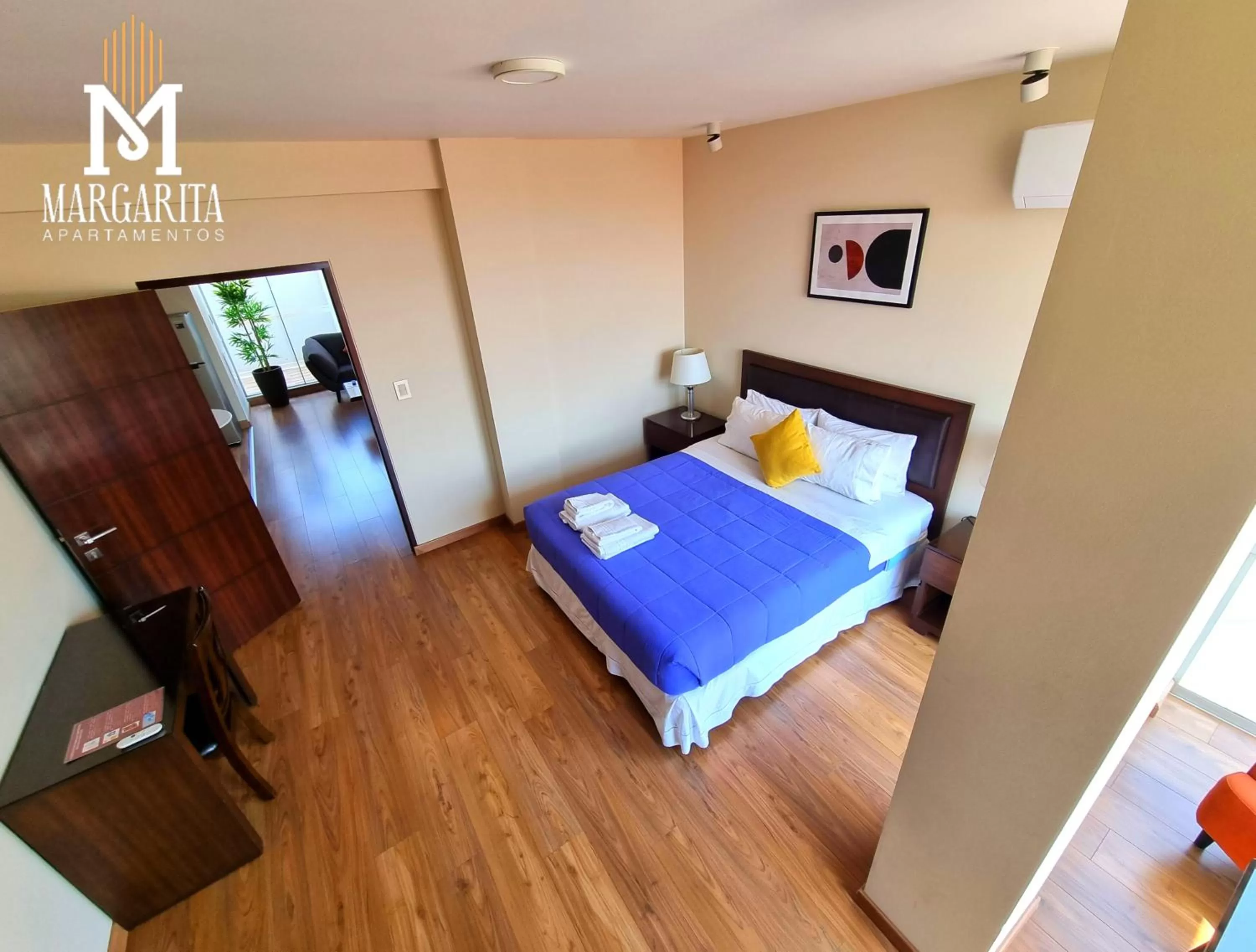 Bed in Margarita Apartamentos