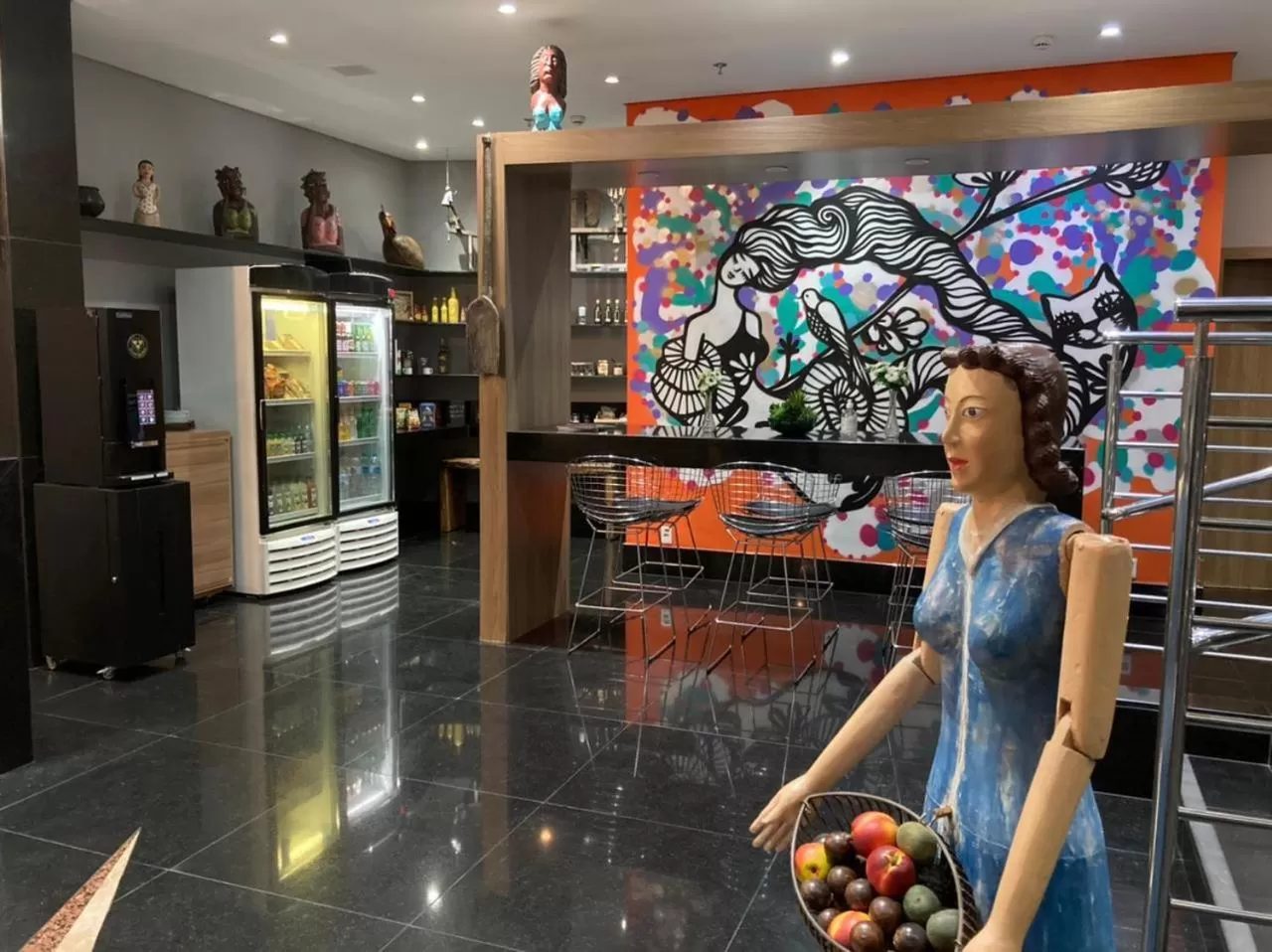 Decorative detail in Royal Design Savassi Hotel