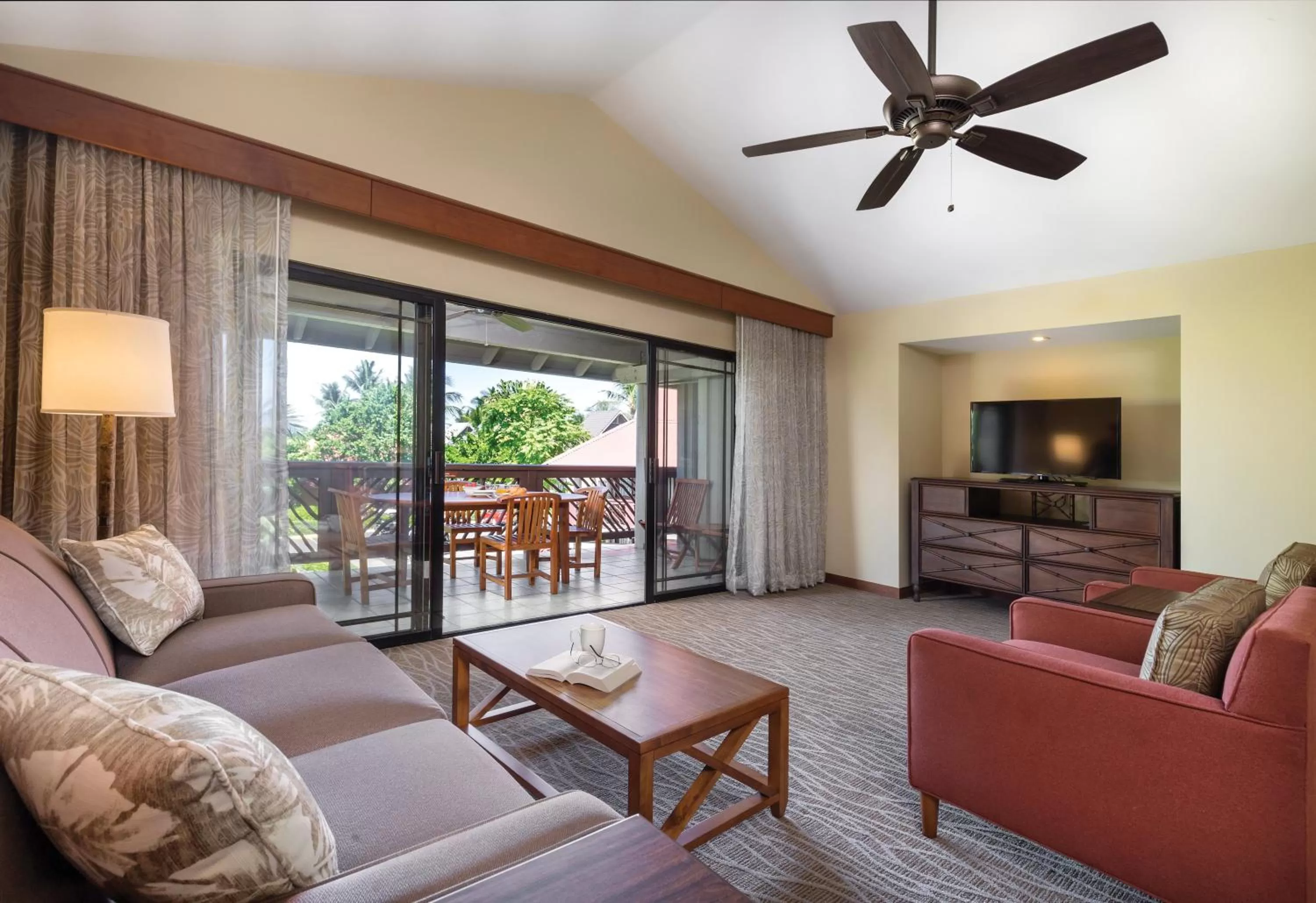 Living room in Club Wyndham Kona