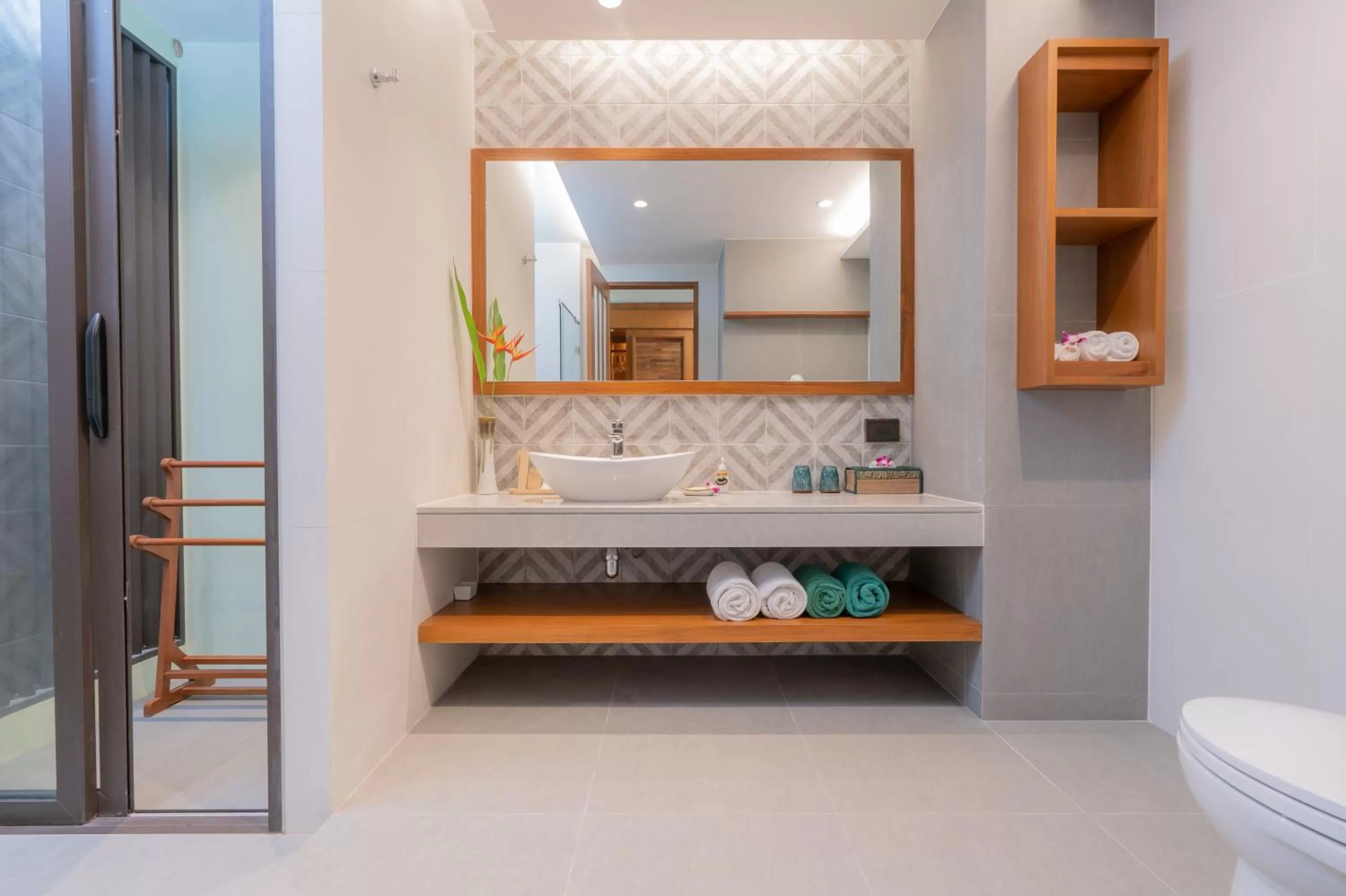 Bathroom in Khaolak Wanaburee Resort - SHA Extra Plus