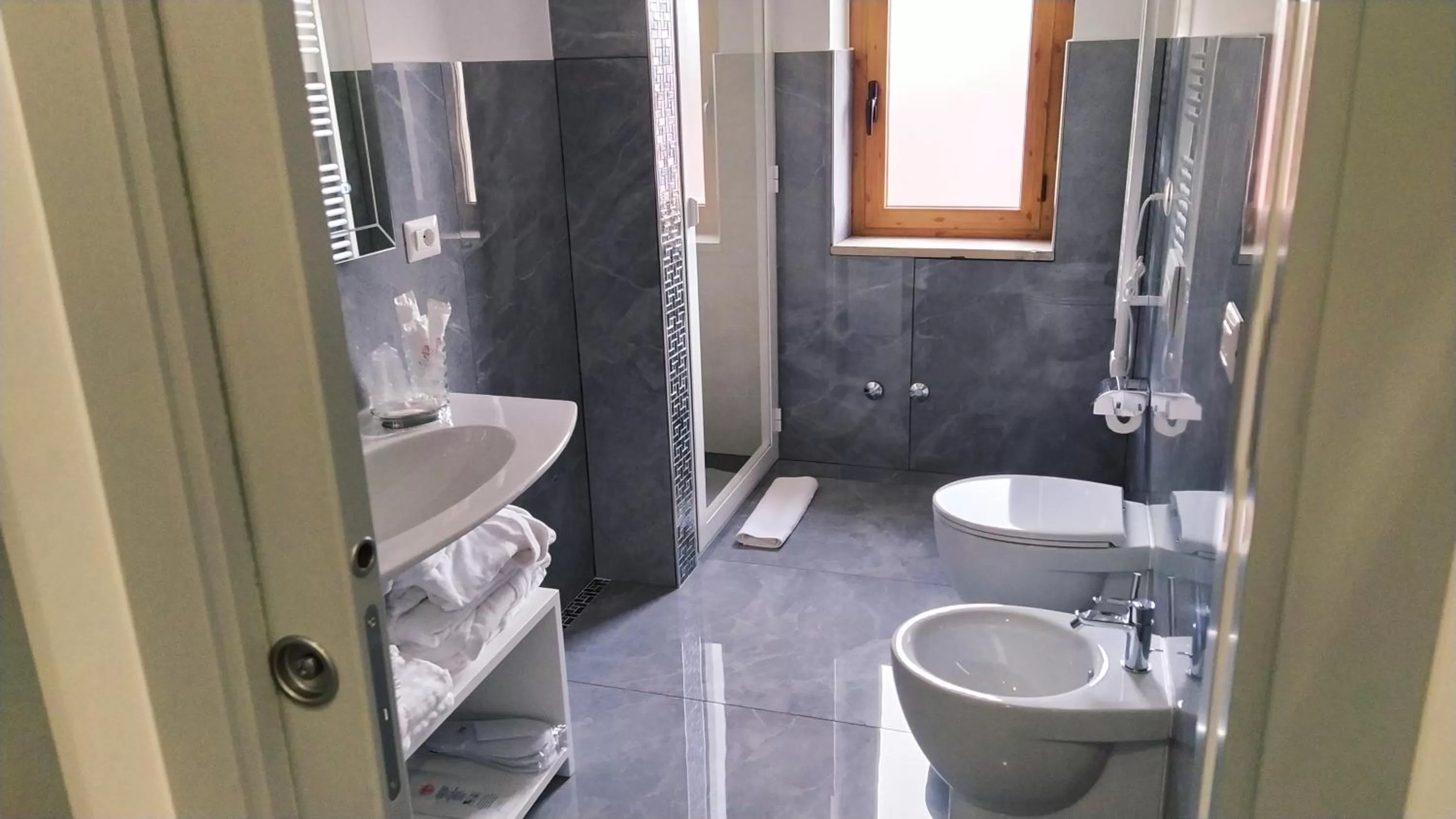 Shower in B&B La Stazione