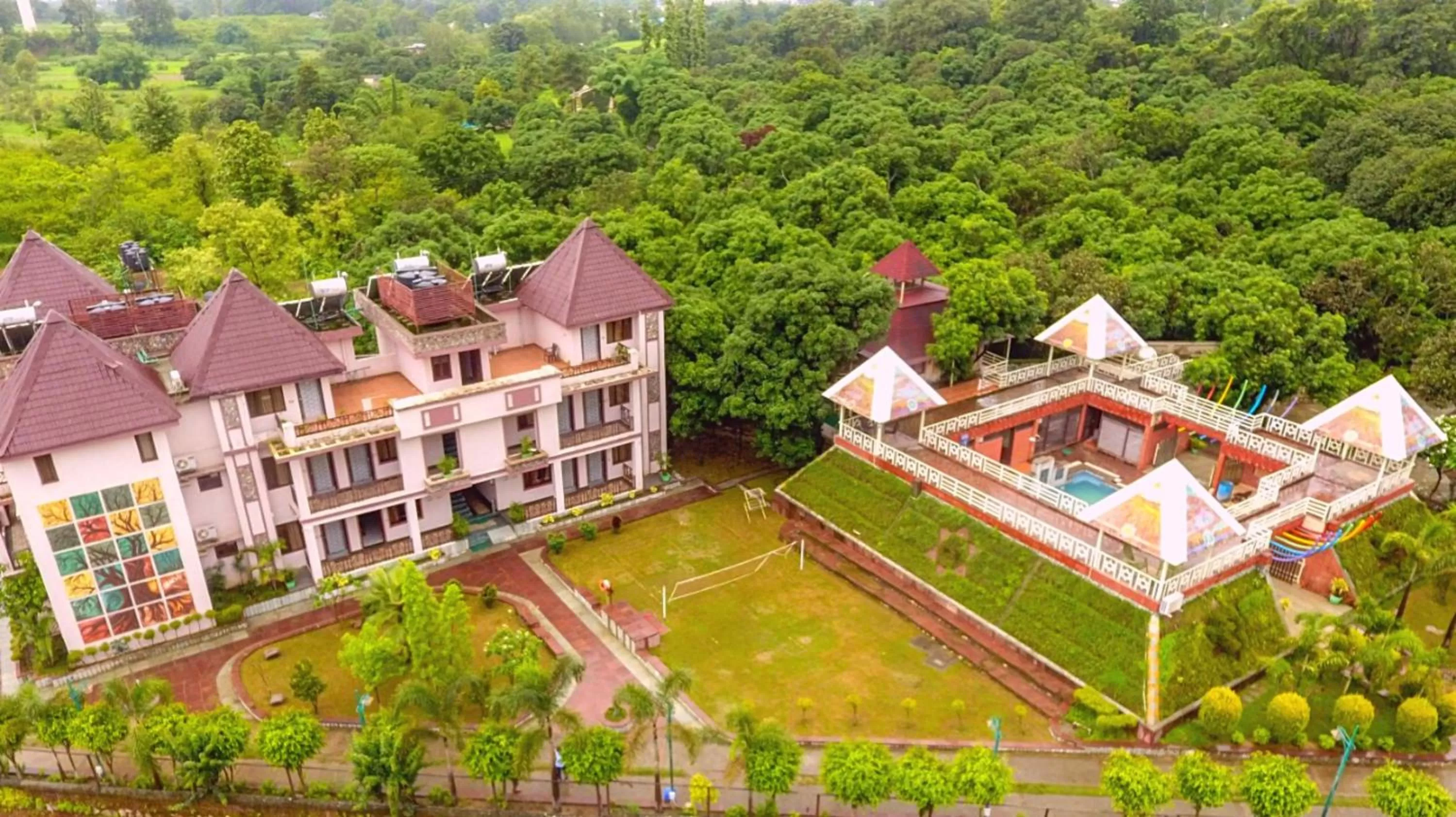 Bird's eye view in Pyramid Home Divine - A Wellness Resort