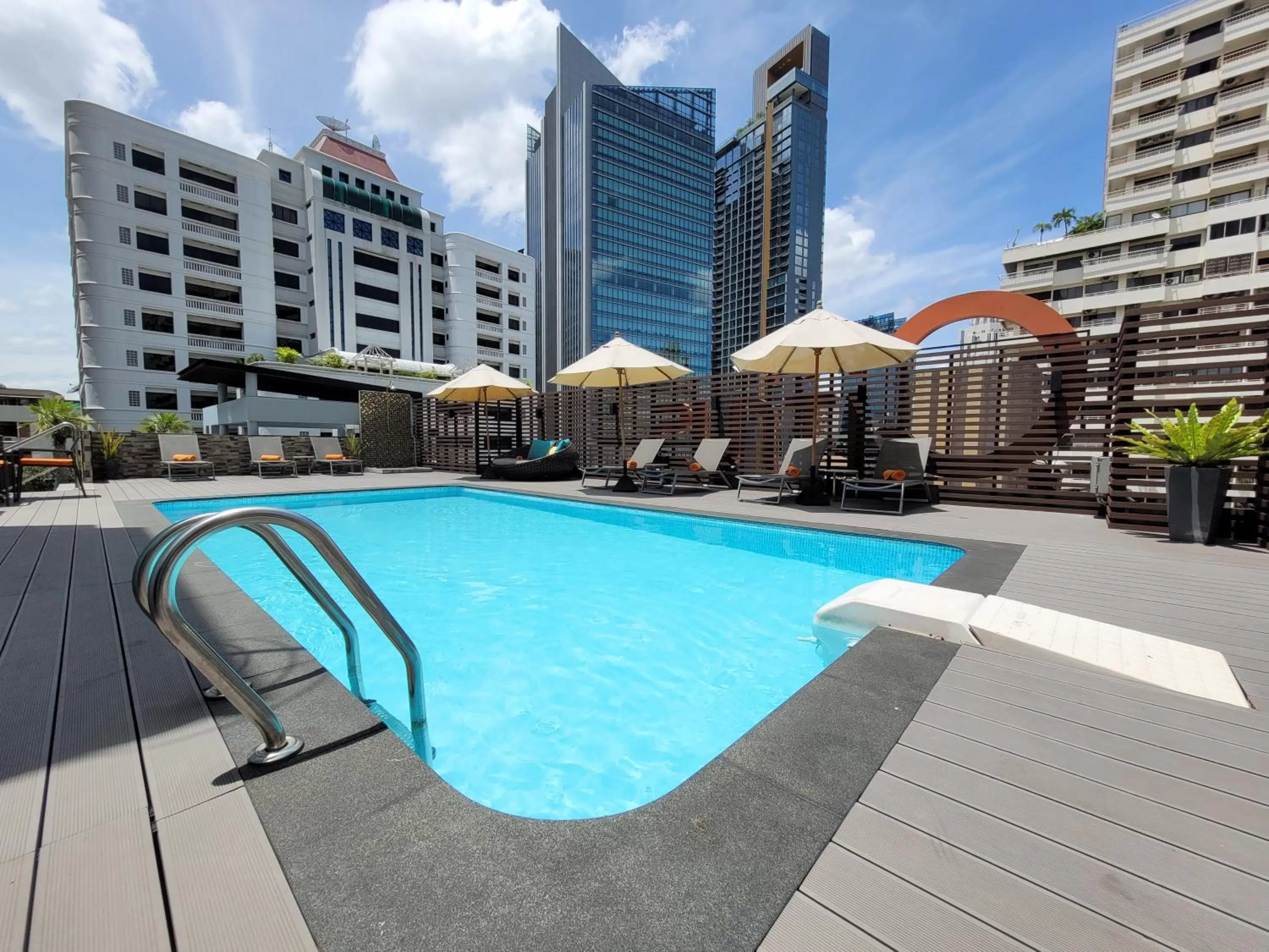 Swimming pool in Citrus Suites Sukhumvit 6 by Compass Hospitality