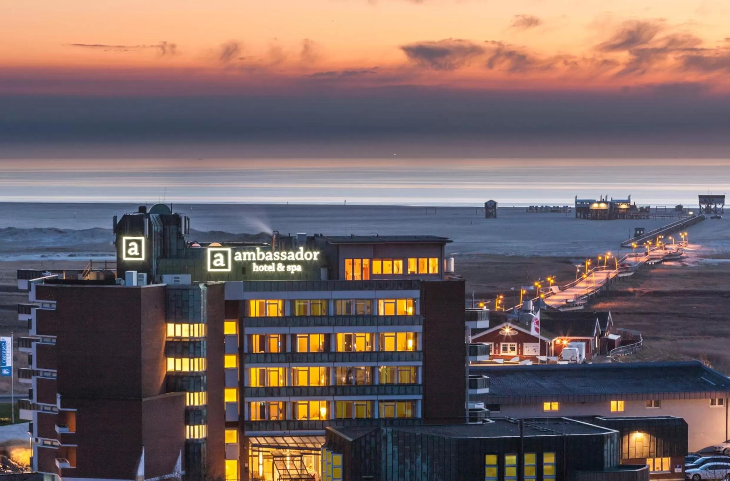 Facade/entrance in ambassador hotel & spa