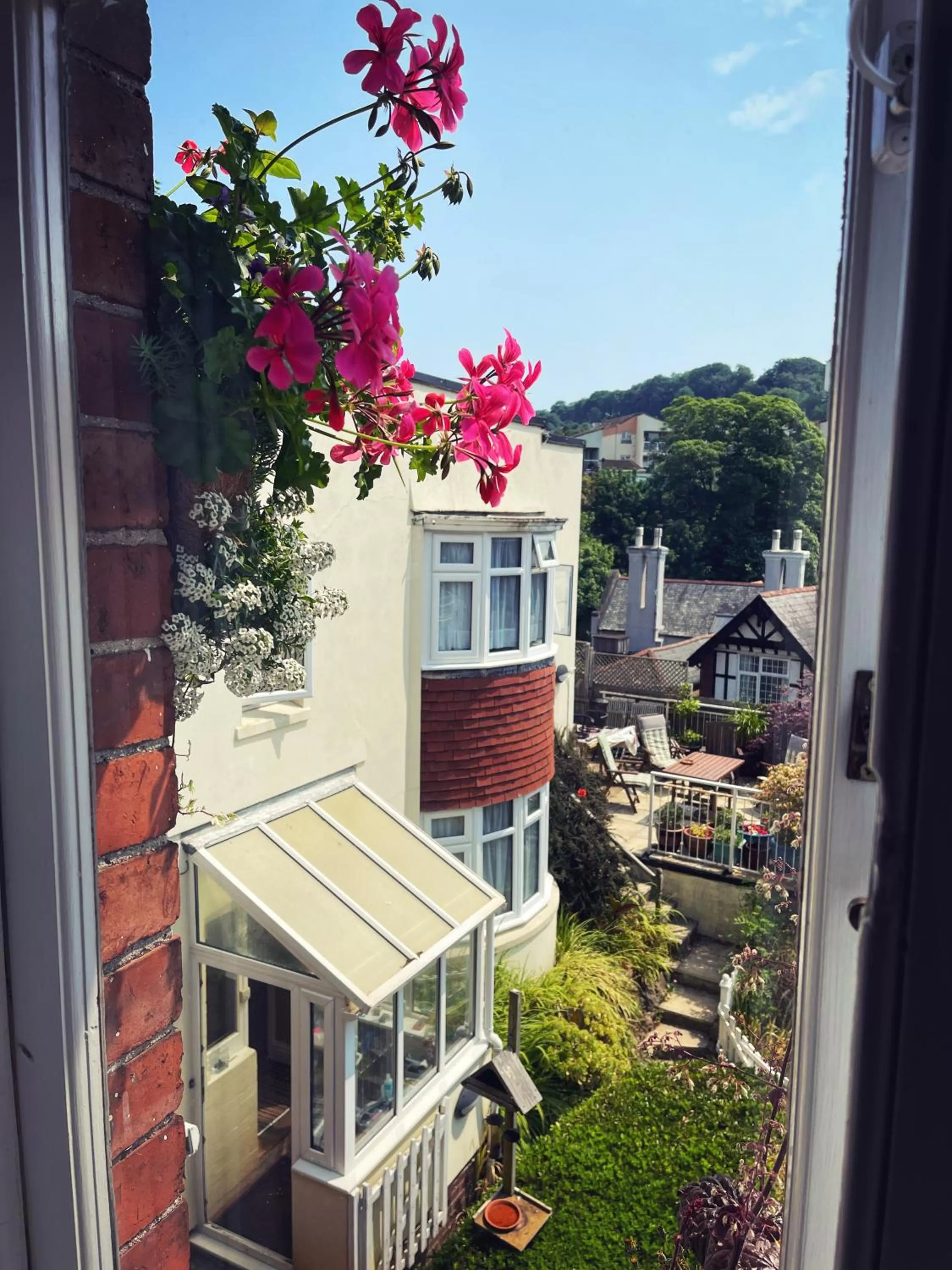 Garden view in The Robin Hill