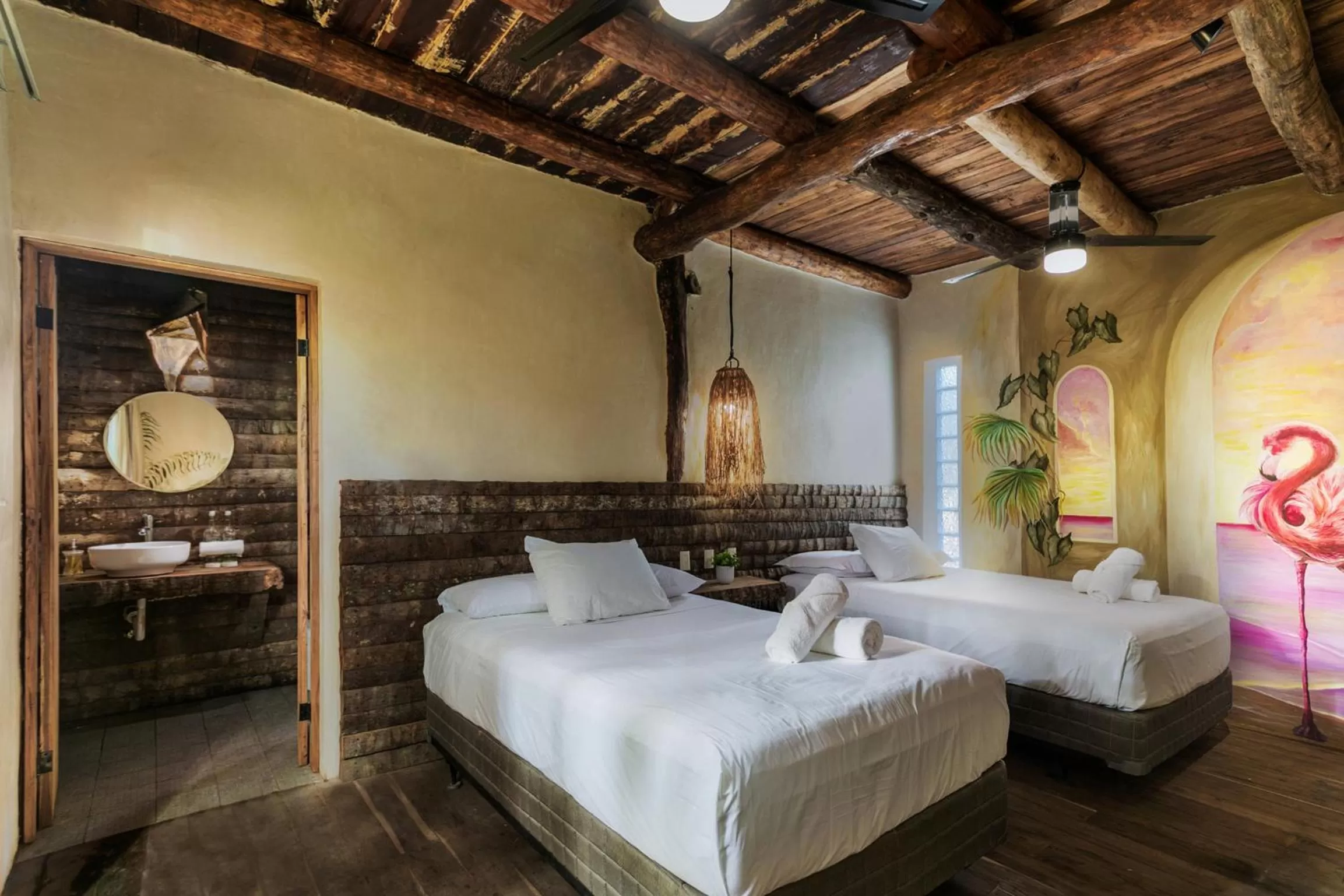 Photo of the whole room in Hidden Treehouse Tulum Eco-Hotel