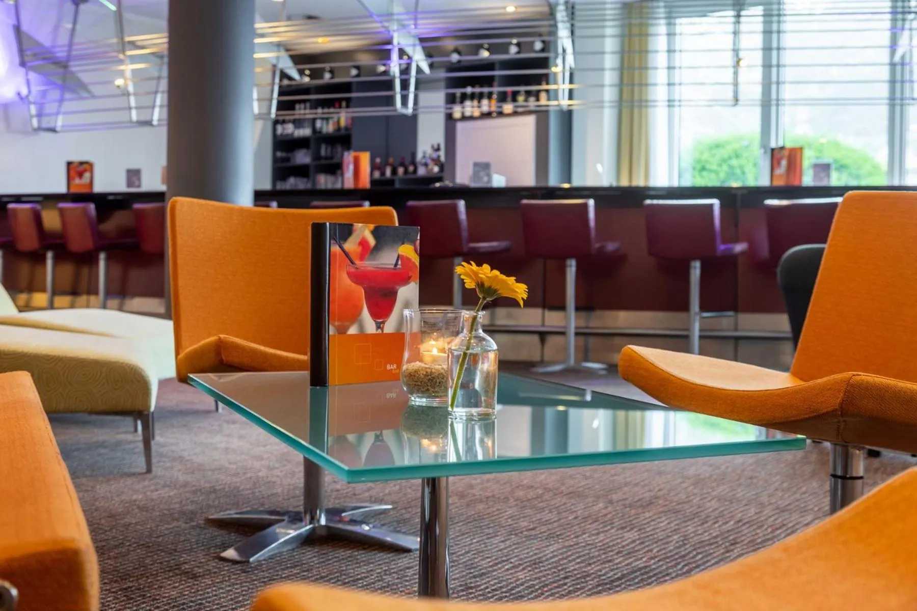 Lounge or bar in Novotel Mainz