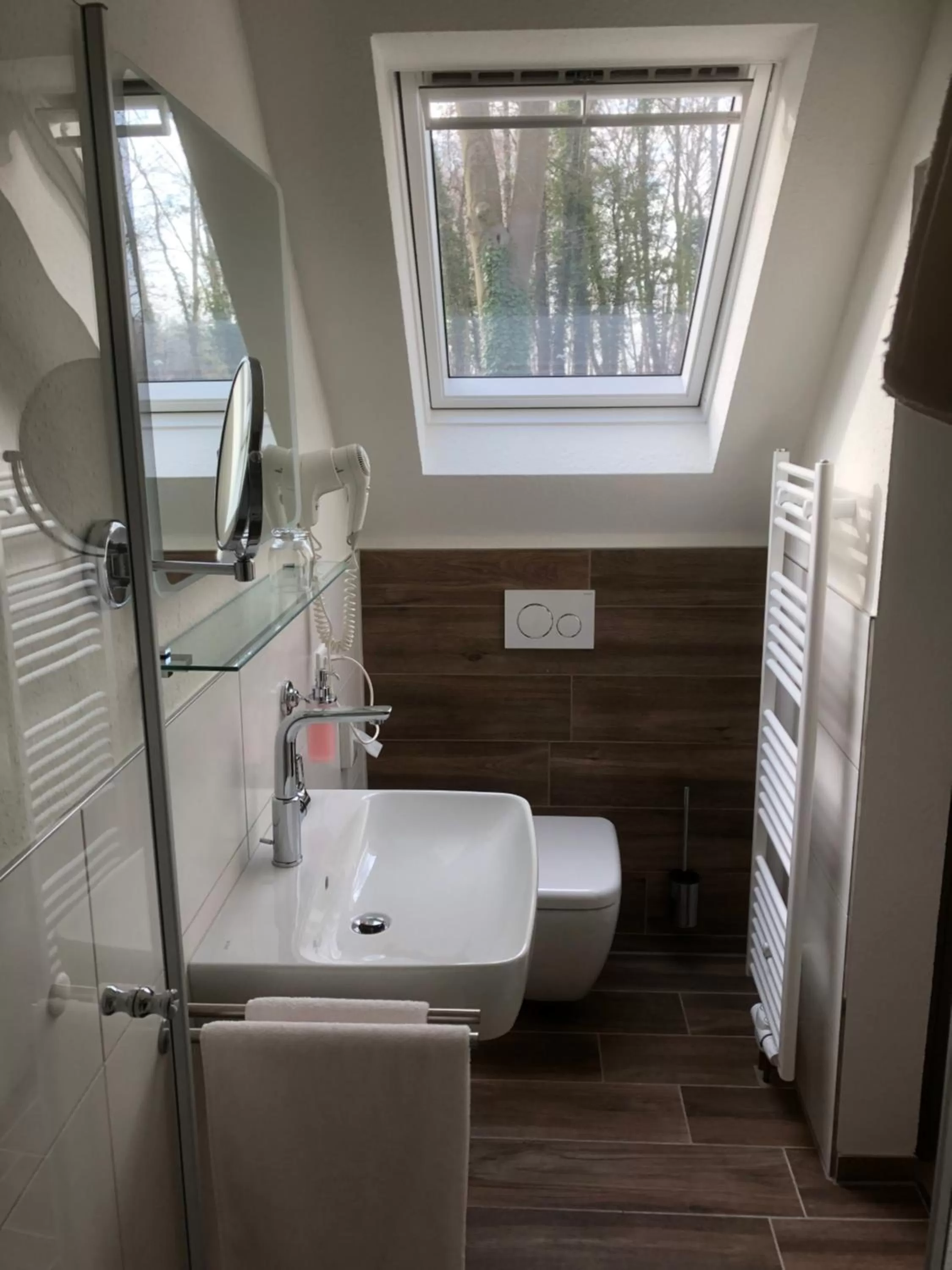 Bathroom in Gasthof Waldesruh