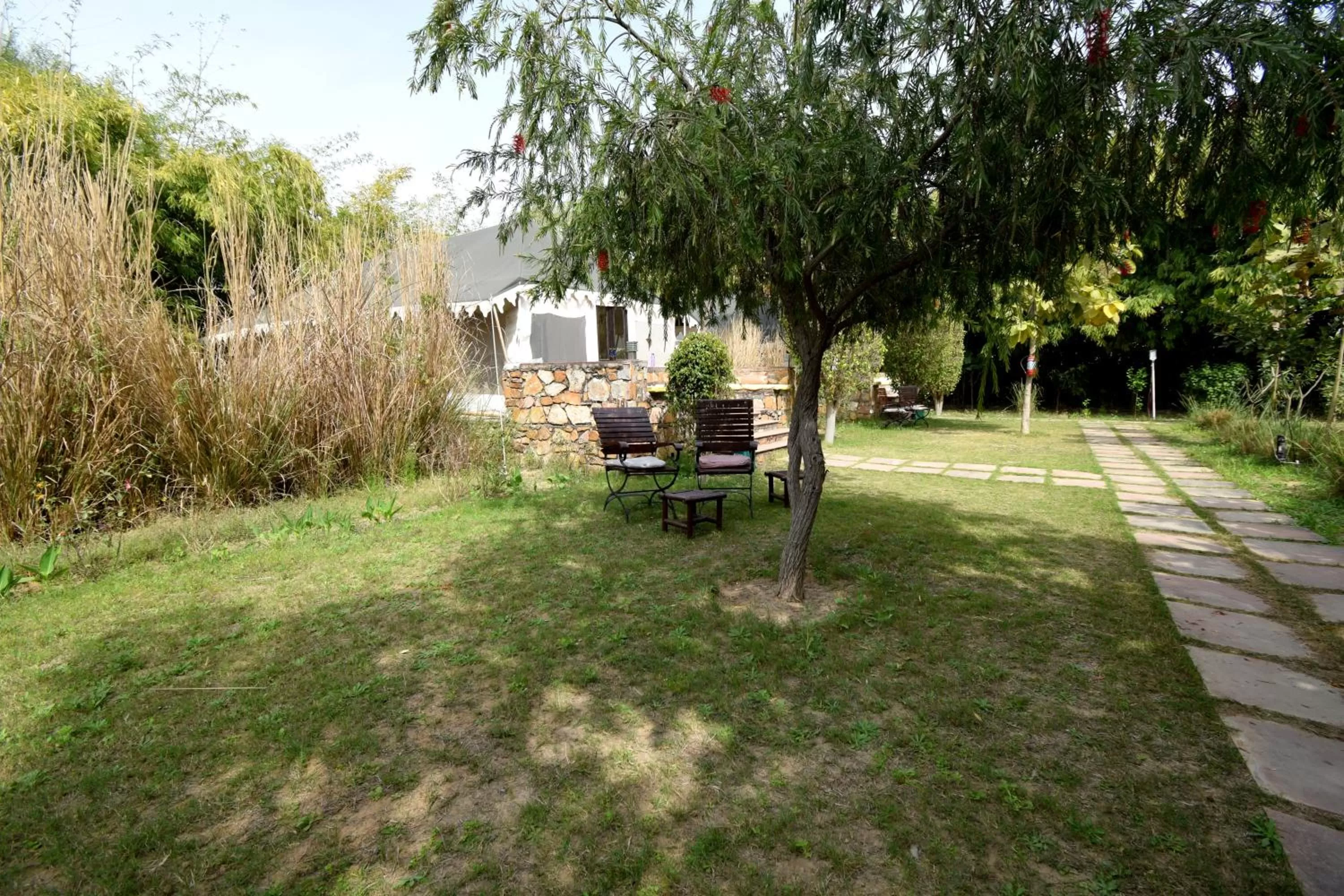 Garden in Sultan Bagh Resort by The Sky Imperial