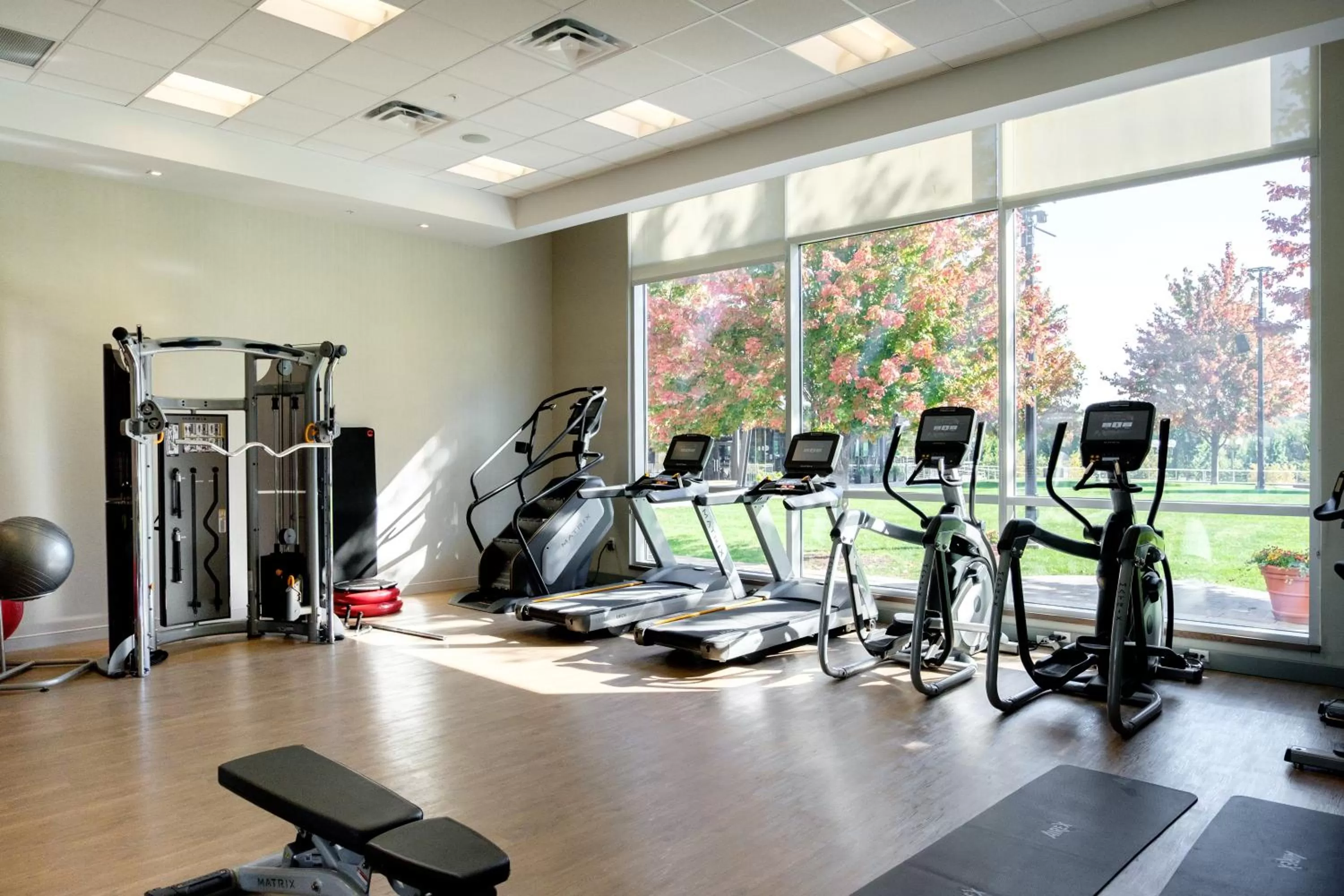 Fitness centre/facilities in AC Hotel by Marriott Cincinnati at The Banks