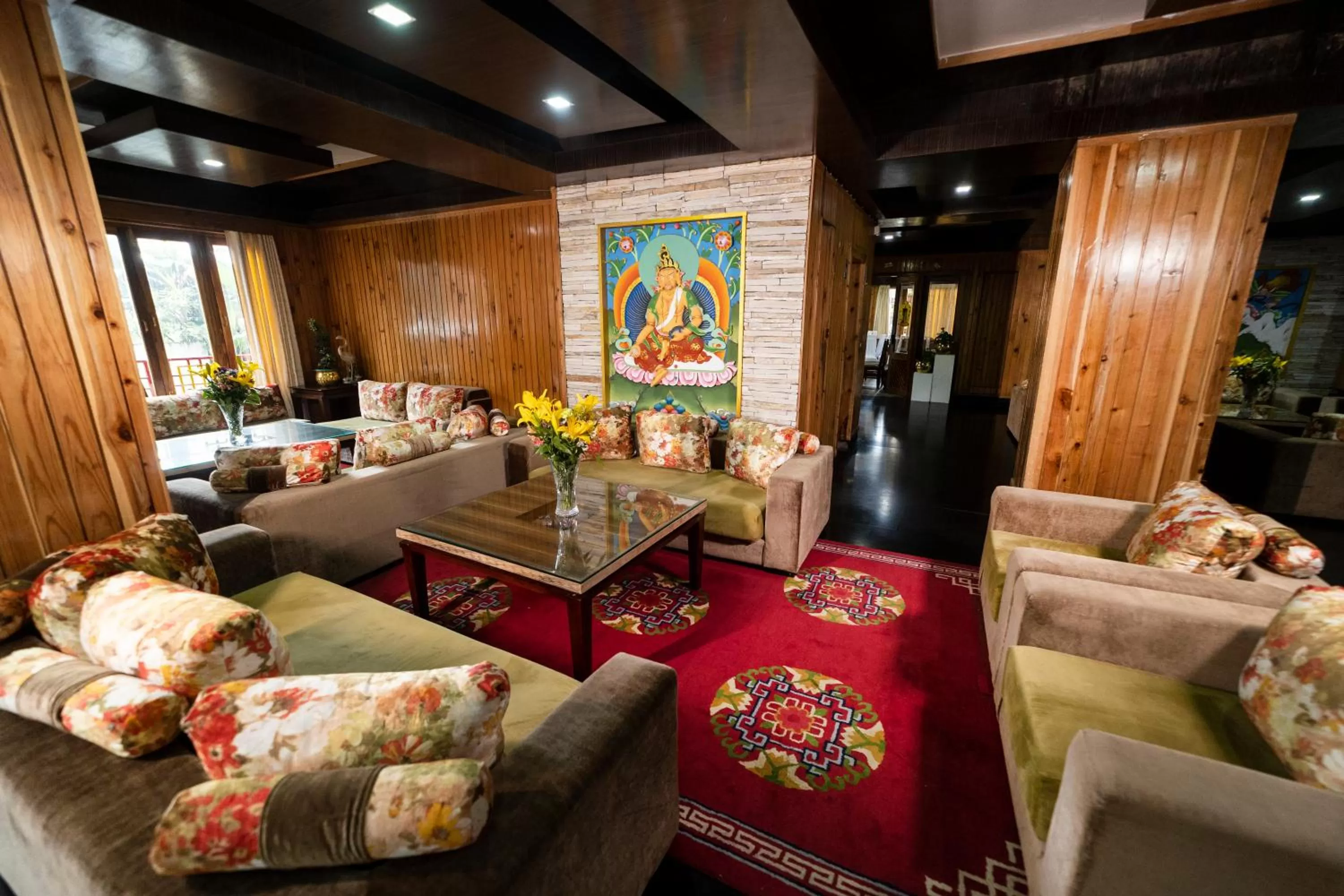 Living room in Yangthang Heritage