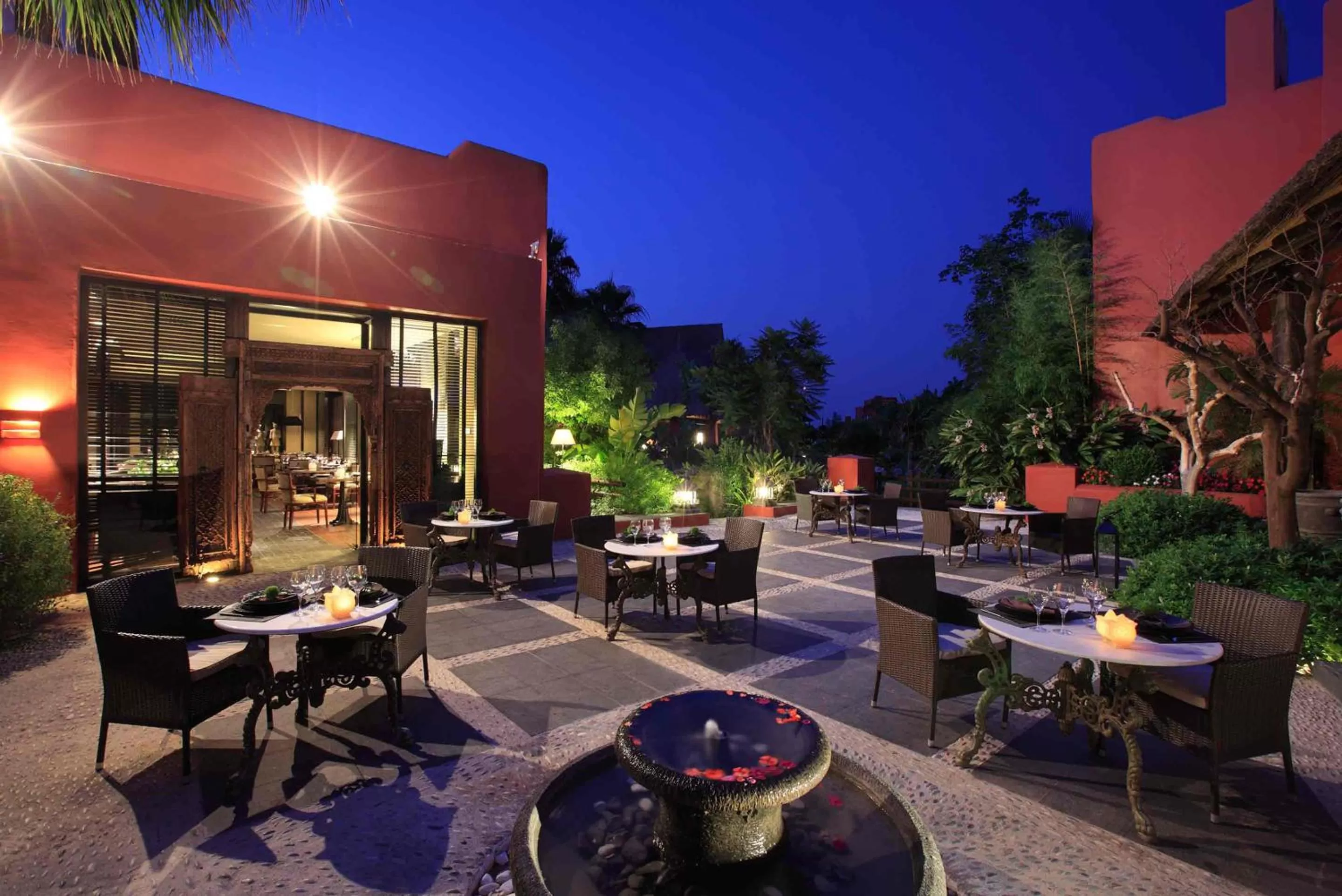 Patio in Asia Gardens Hotel & Thai Spa, a Royal Hideaway Hotel