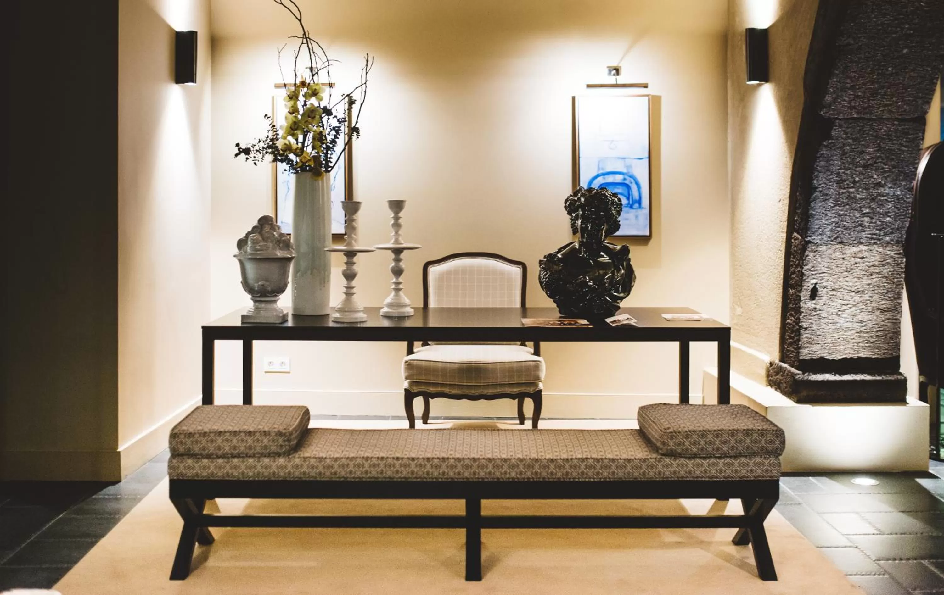 Decorative detail in Castanheiro Boutique Hotel