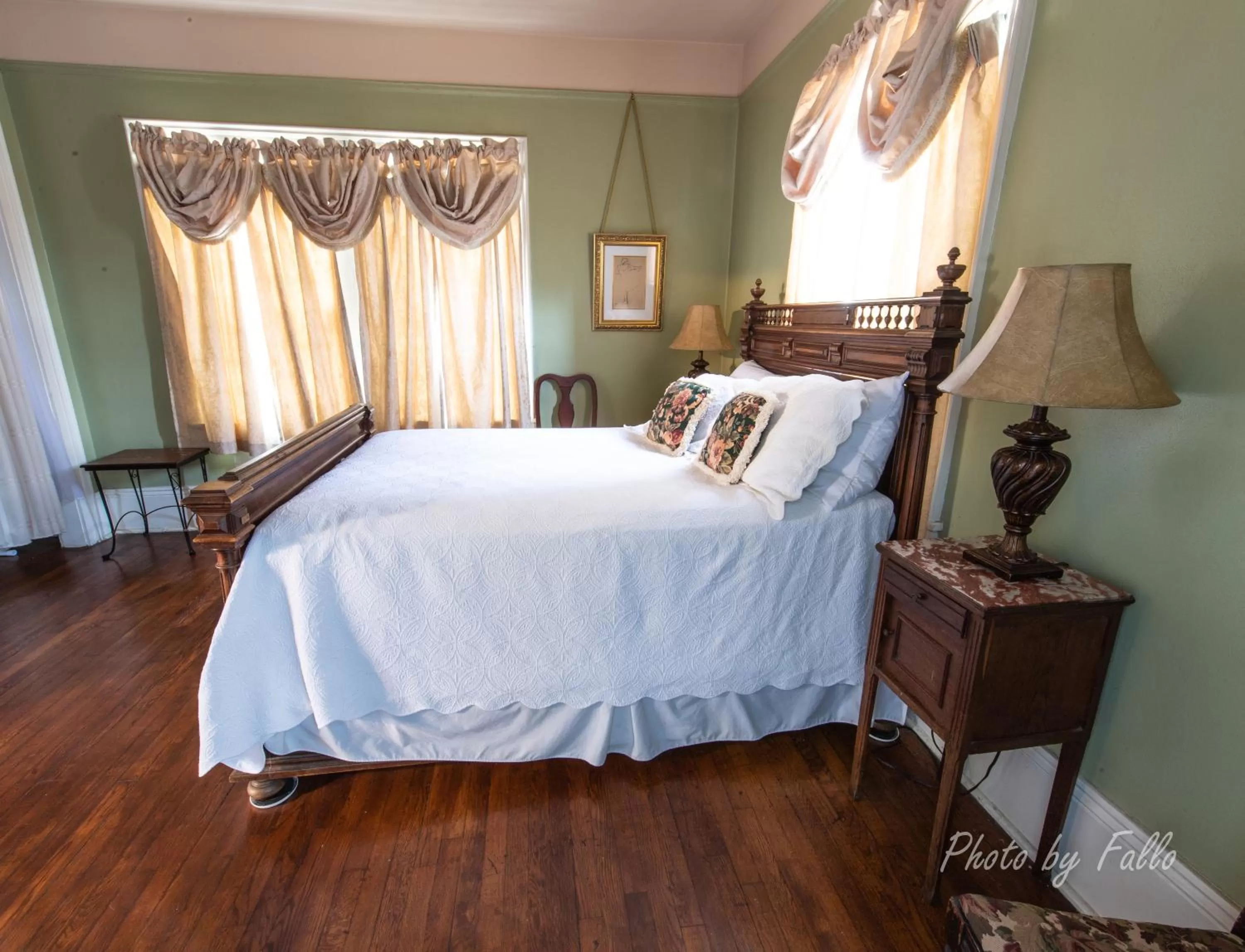 Bed in Edgar Degas House Historic Home and Museum