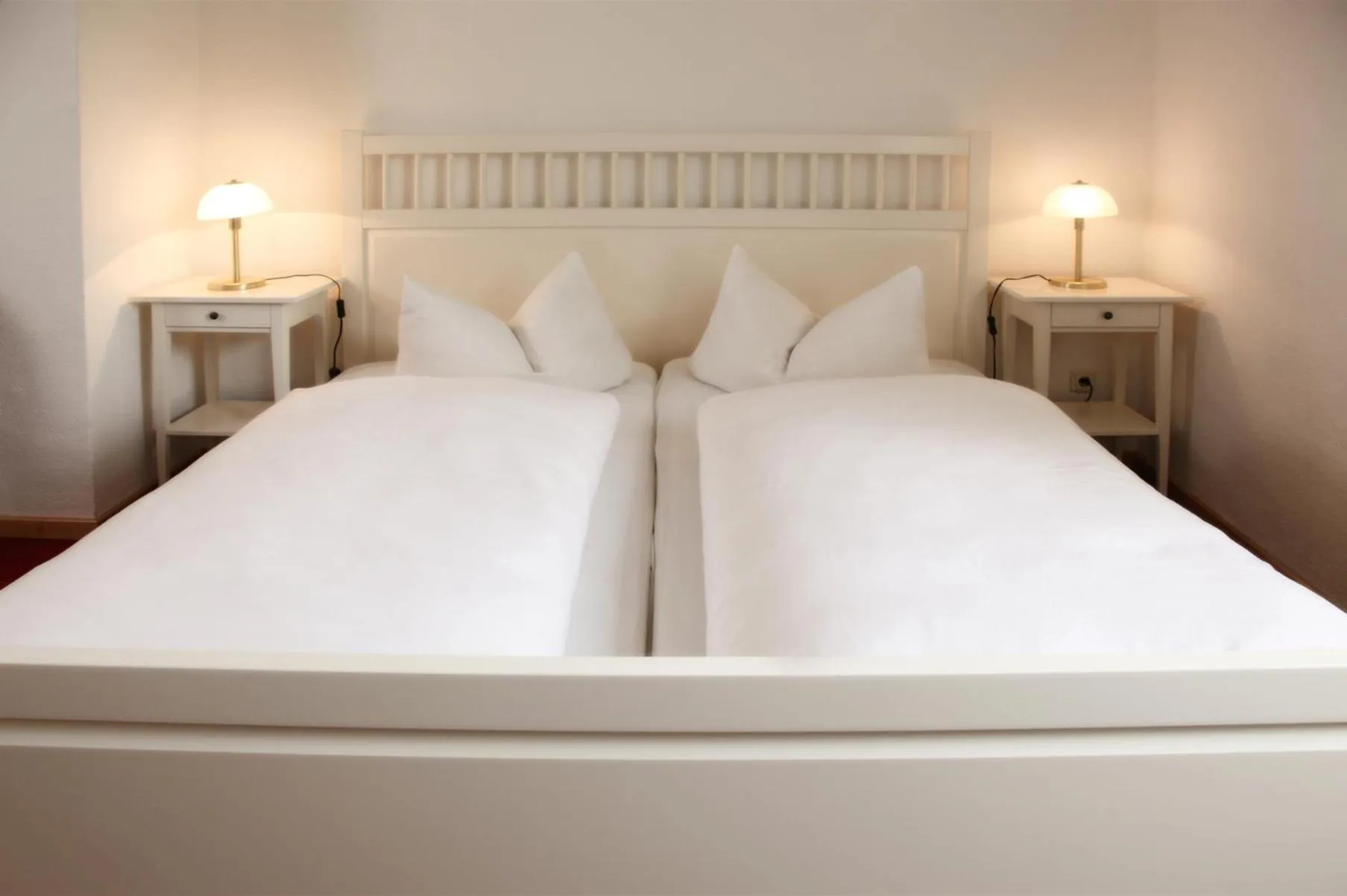 Bed in Hotel Zum Stemplinger Hansl