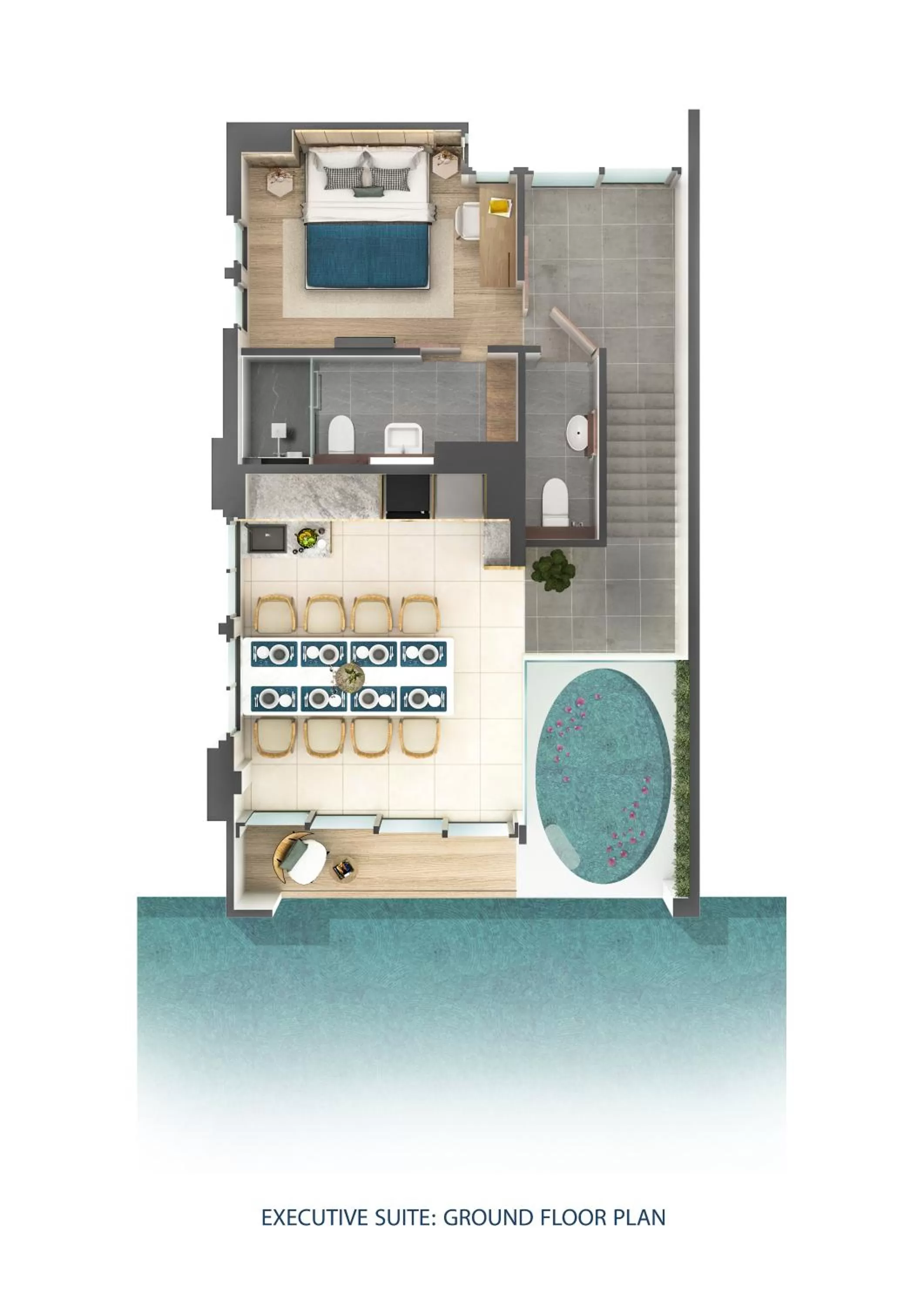 Floor plan in SHAN Villas Sukhumvit