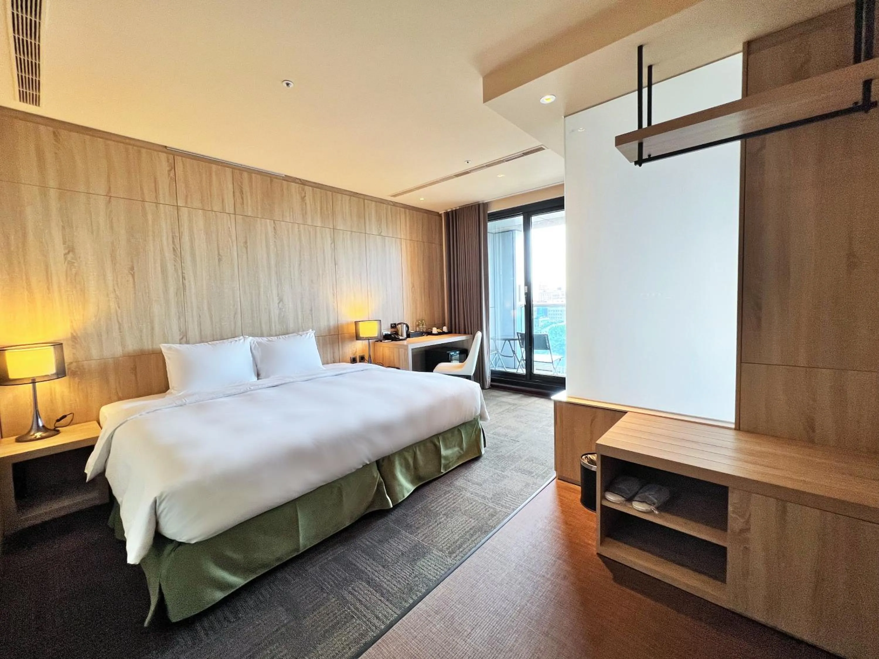 Bed in Wallsun Hotel