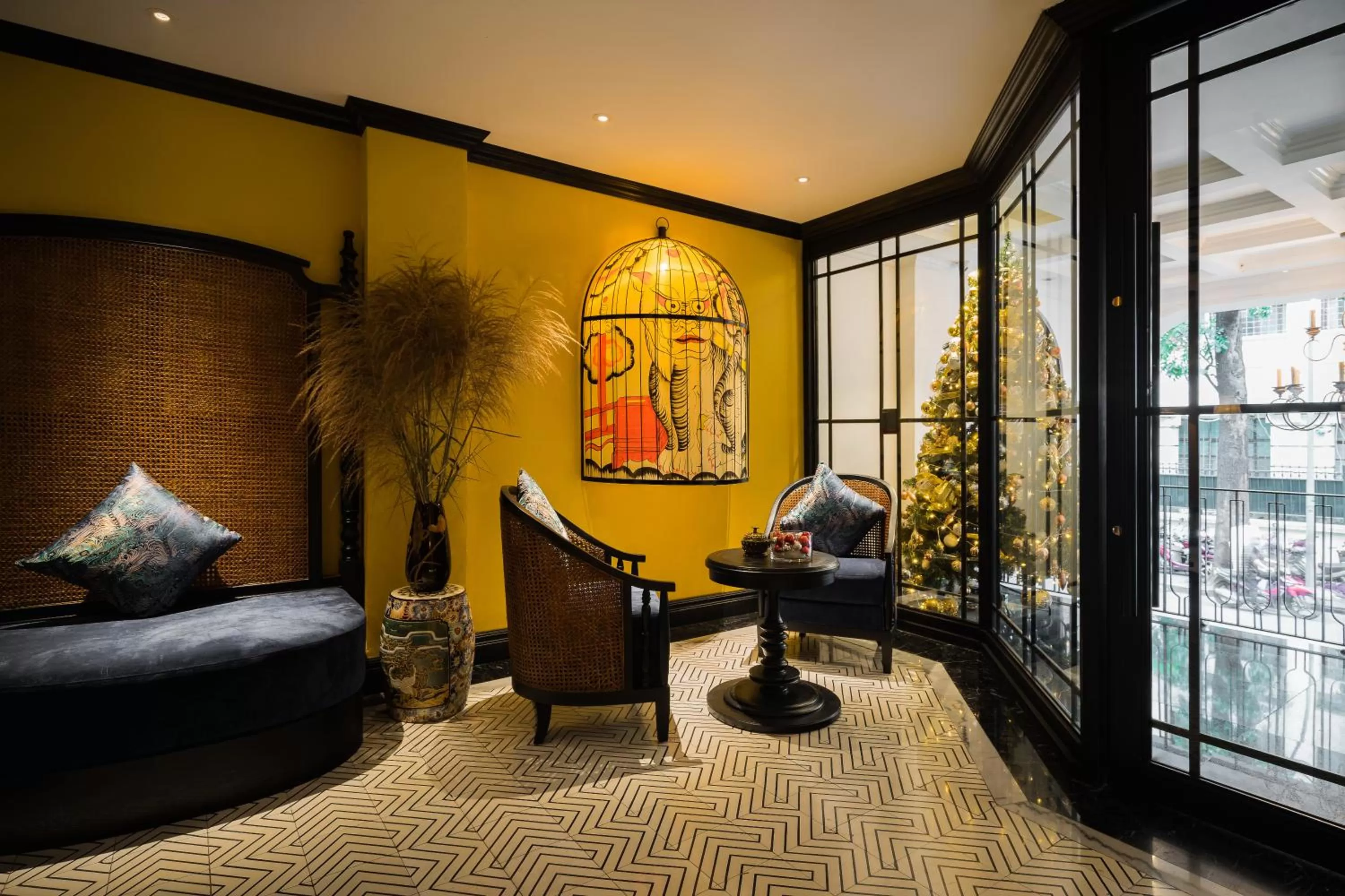 Seating area in Solaria Hanoi Hotel