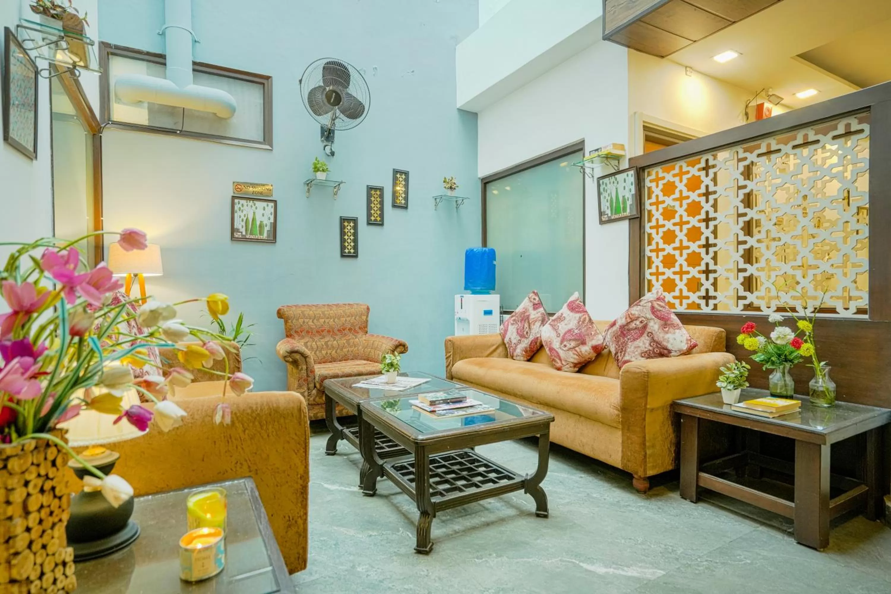 Seating area in Hotel Seven- Center of City Chandigarh