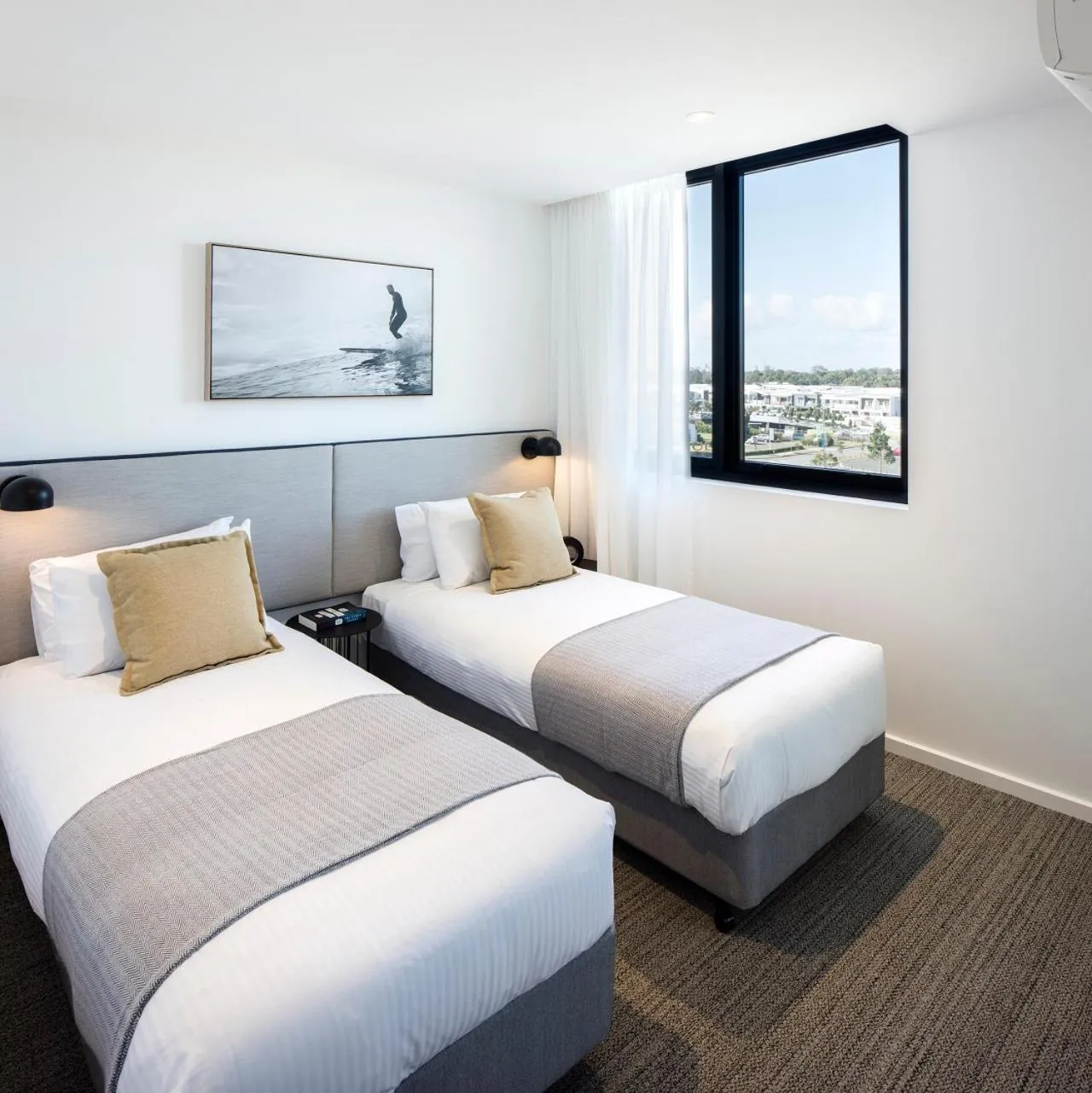 Bedroom, Bed in Quest Robina