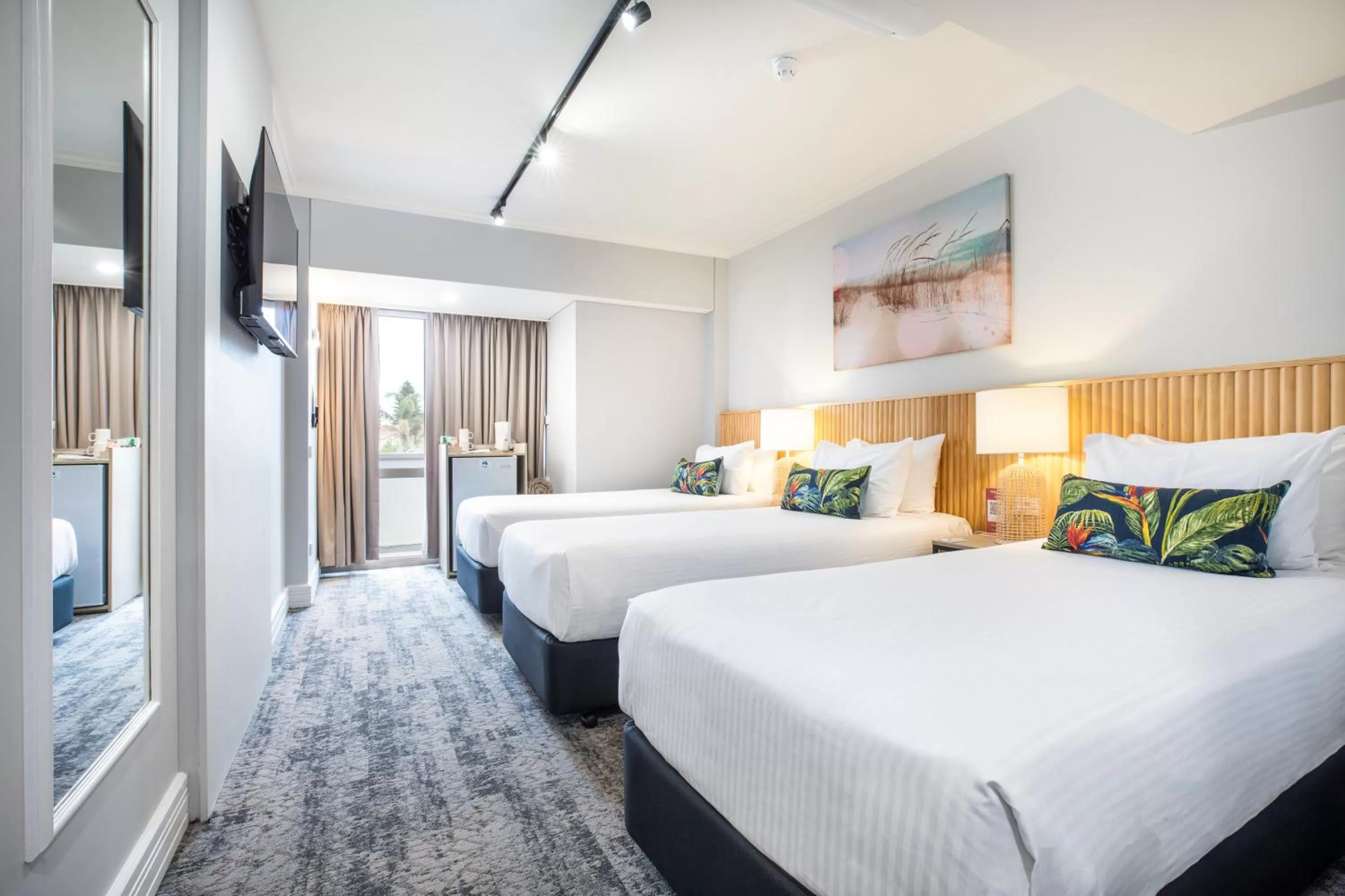 Bedroom, Bed in Nightcap at Hotel Victor