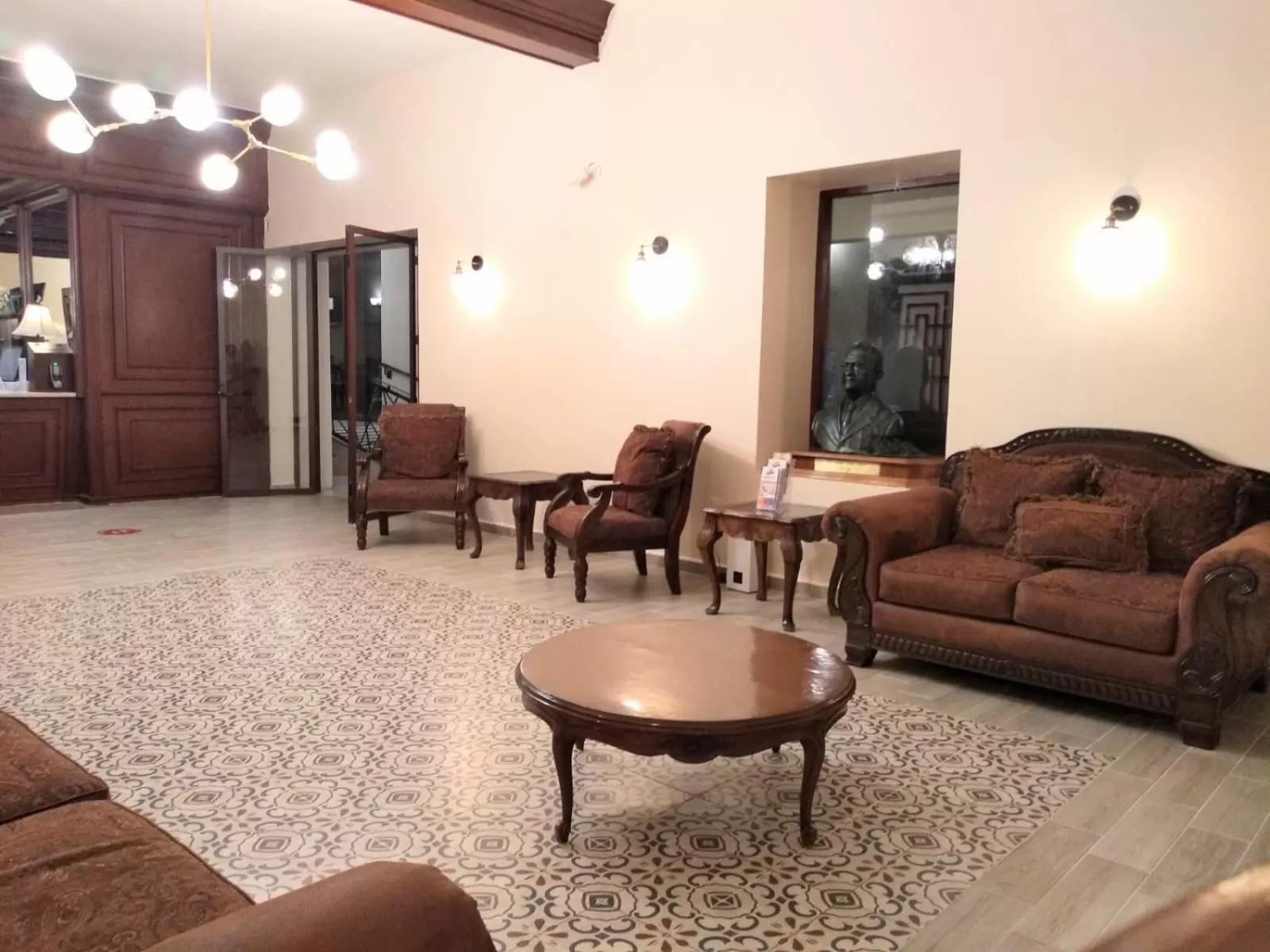 Lobby or reception in Hotel Senorial