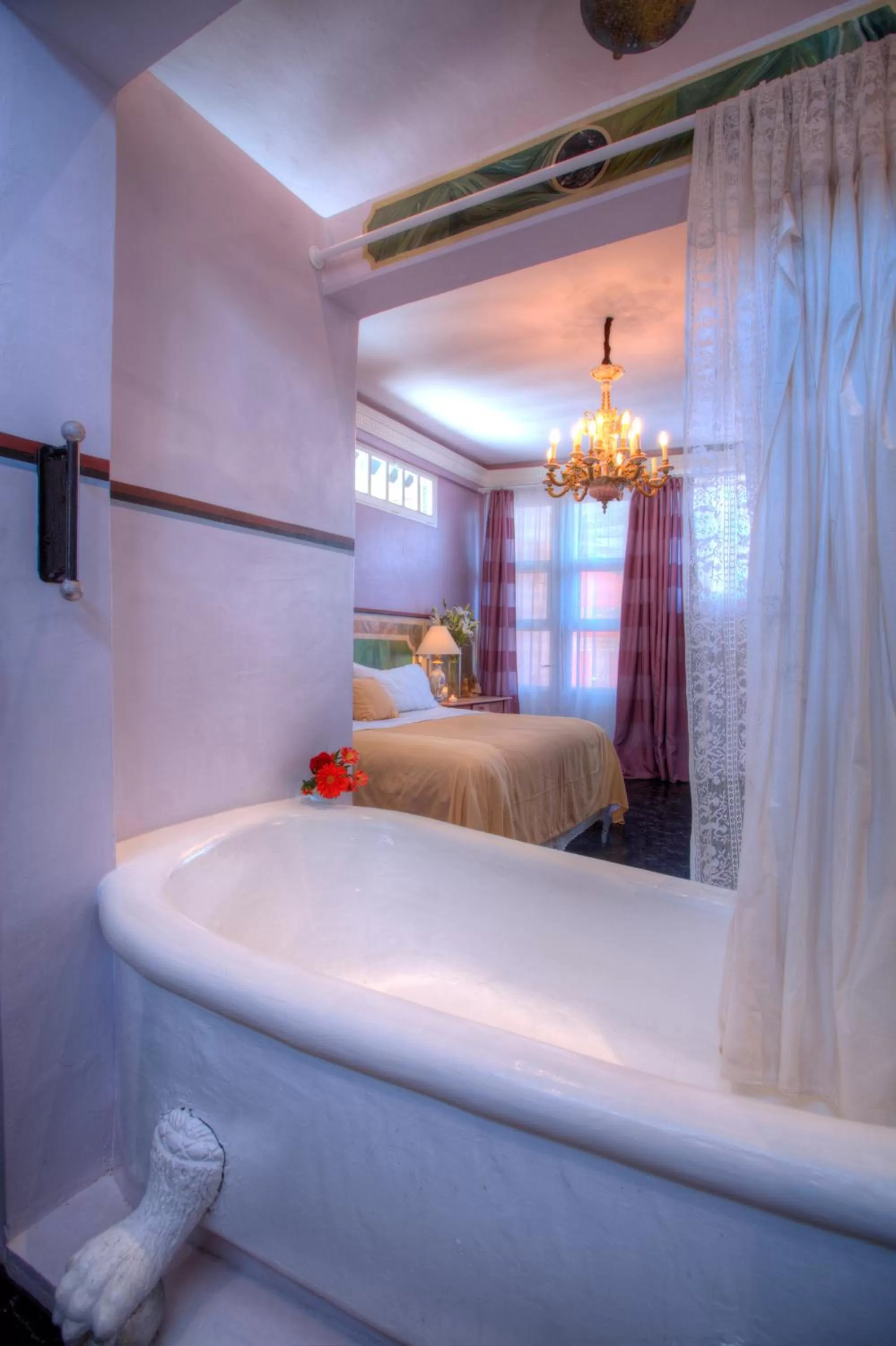 Bathroom, Bed in Hotel Boutique Rivera Del Rio