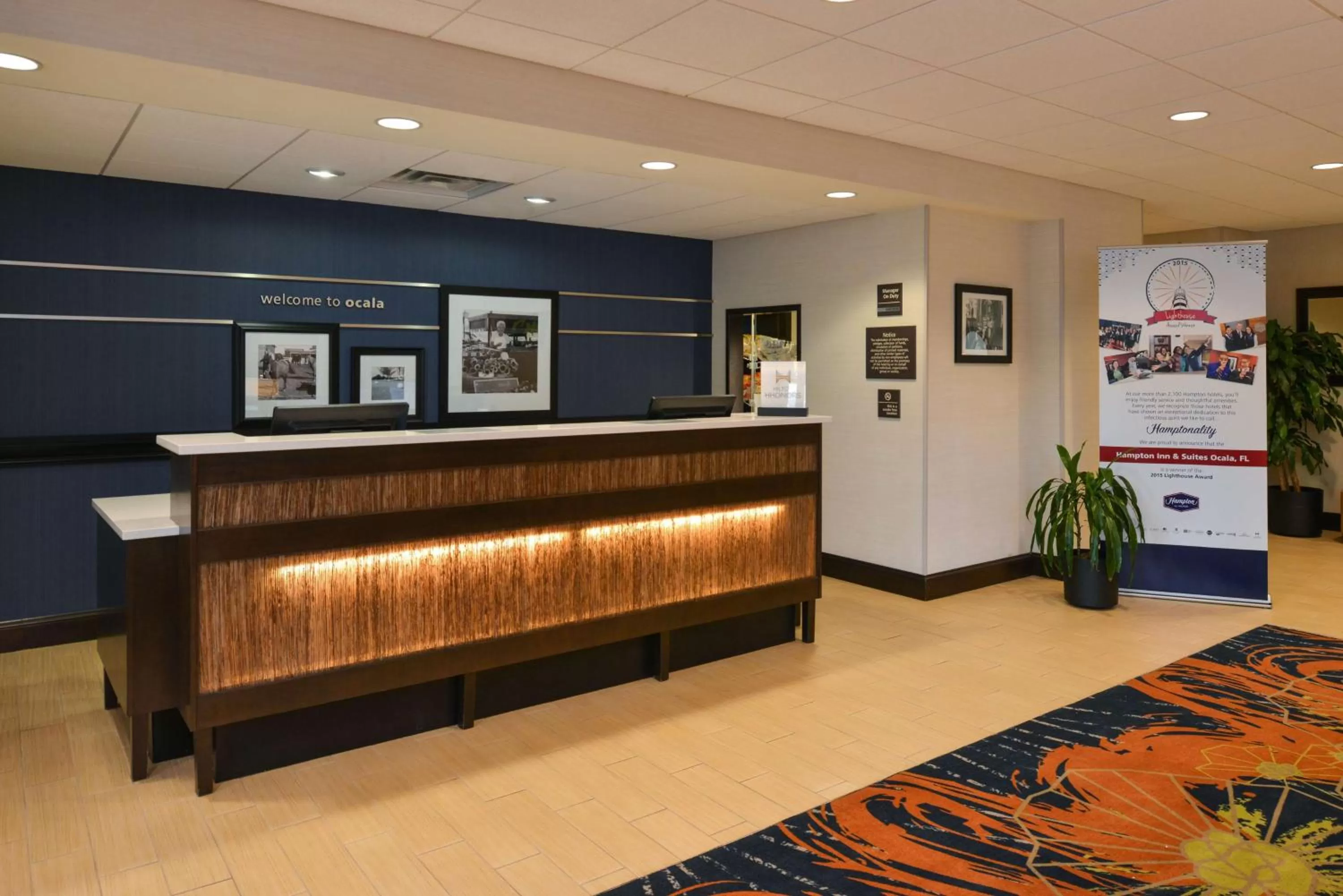 Lobby or reception in Hampton Inn & Suites - Ocala