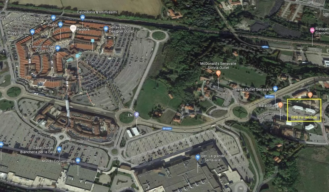 Bird's eye view in B&B CA DEL SOLE