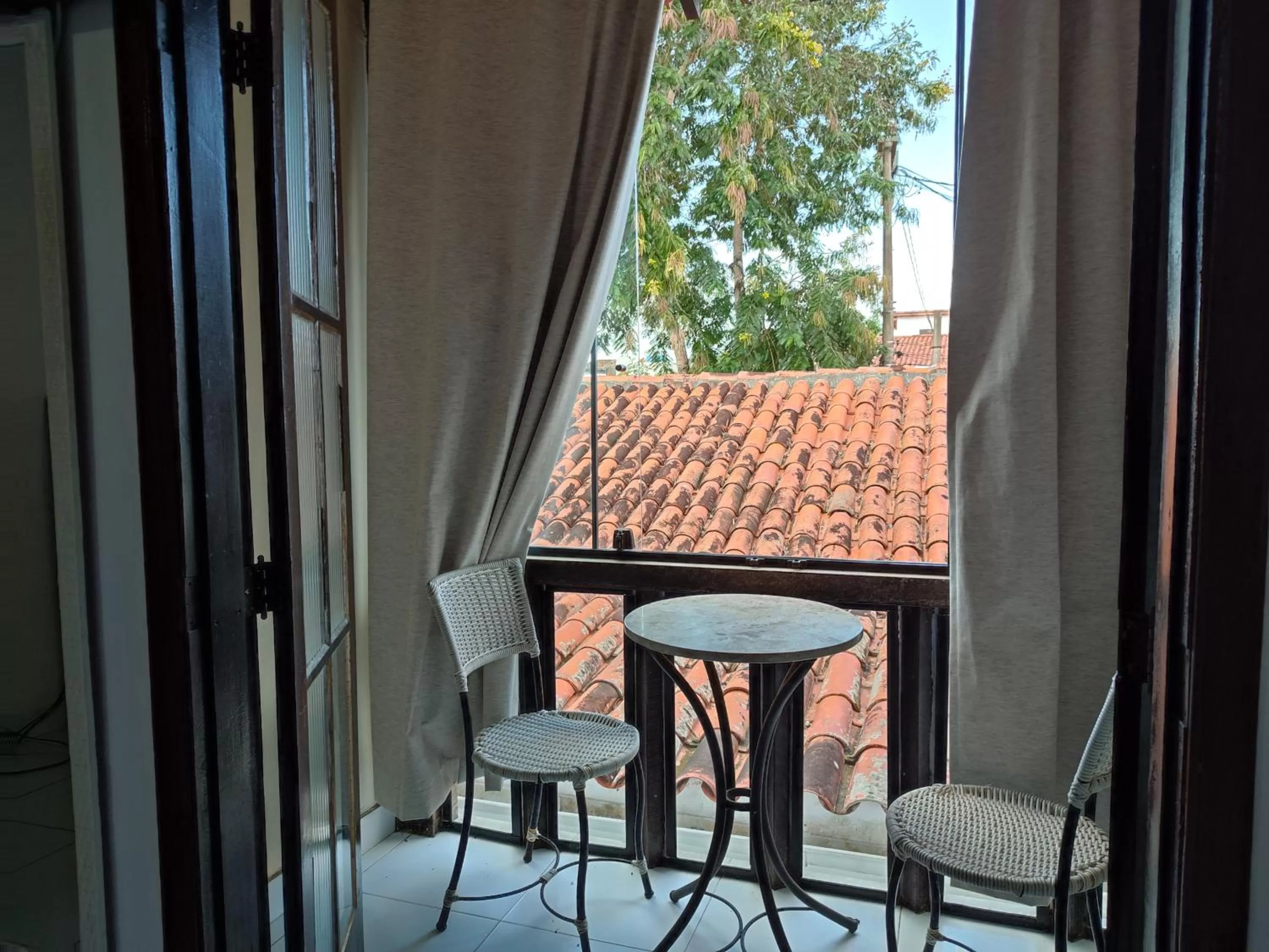 Balcony/Terrace in Pousada L'étage