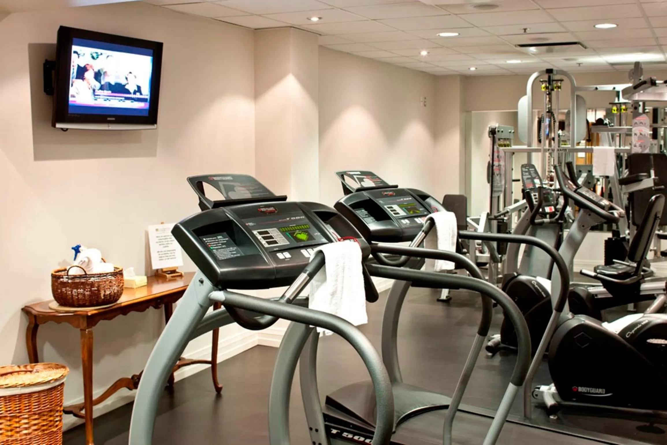 Fitness centre/facilities in Hotel Chateau Laurier Québec