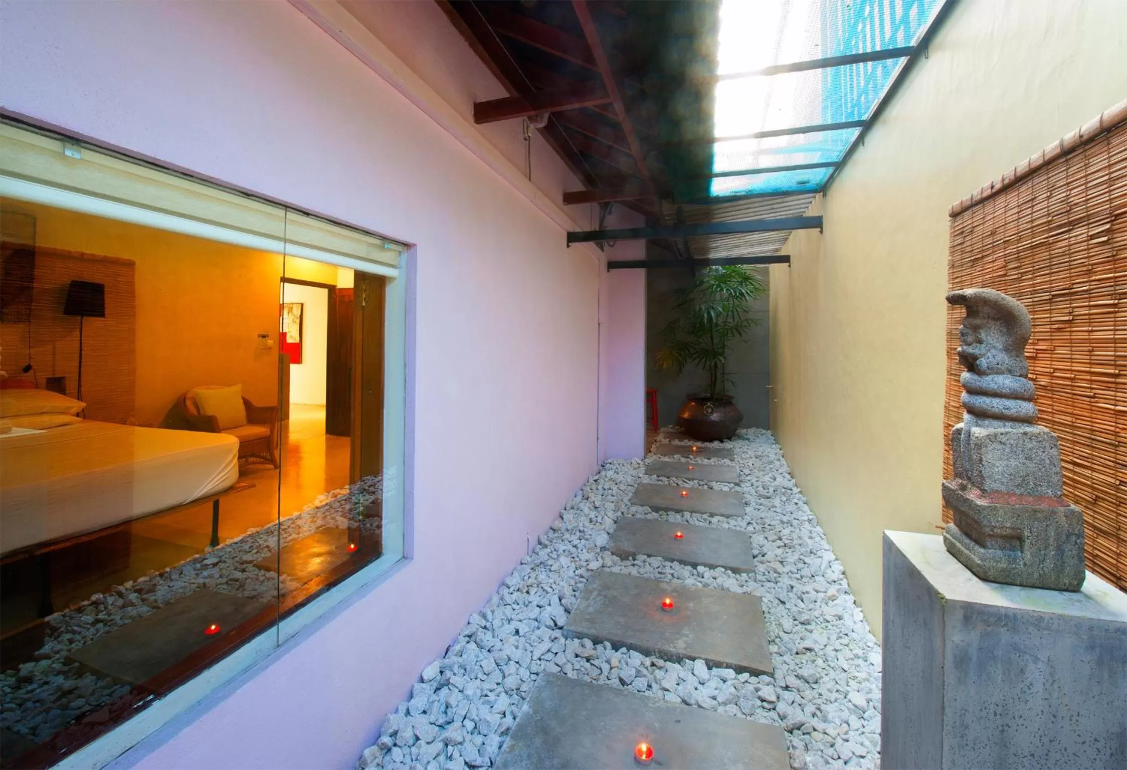 Patio in Dickman Resort "The Boutique Hotel"