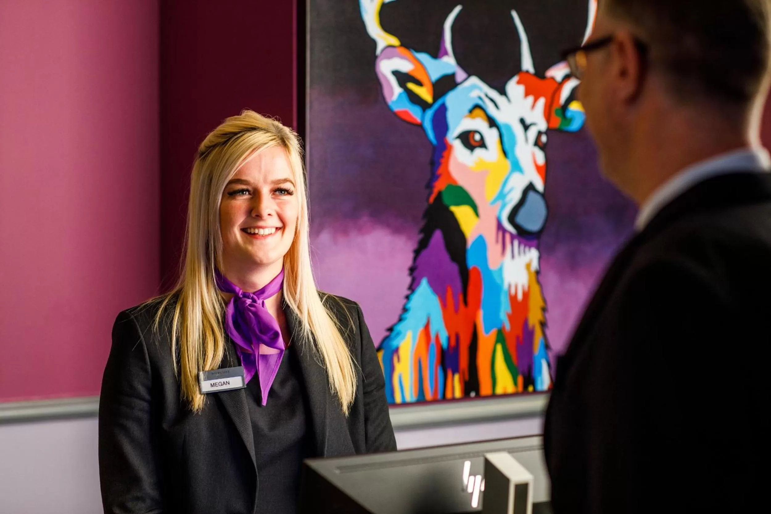 Lobby or reception in Mercure Ayr Hotel