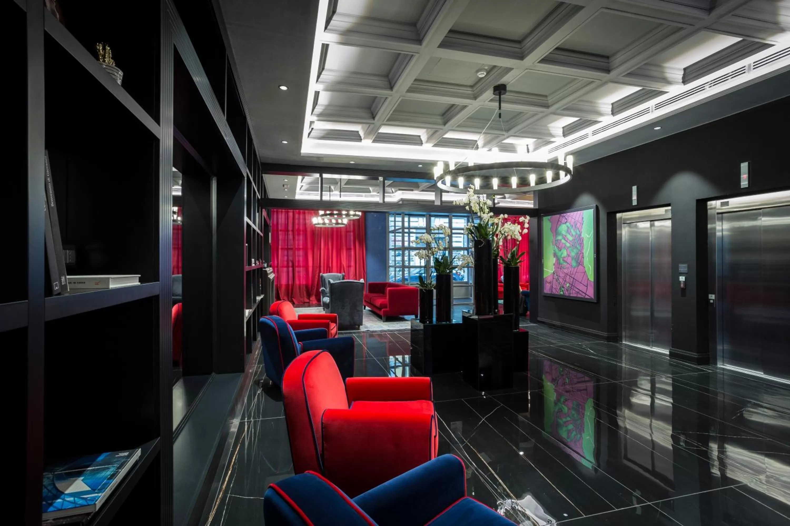 Lobby or reception in Palazzo Cornalia