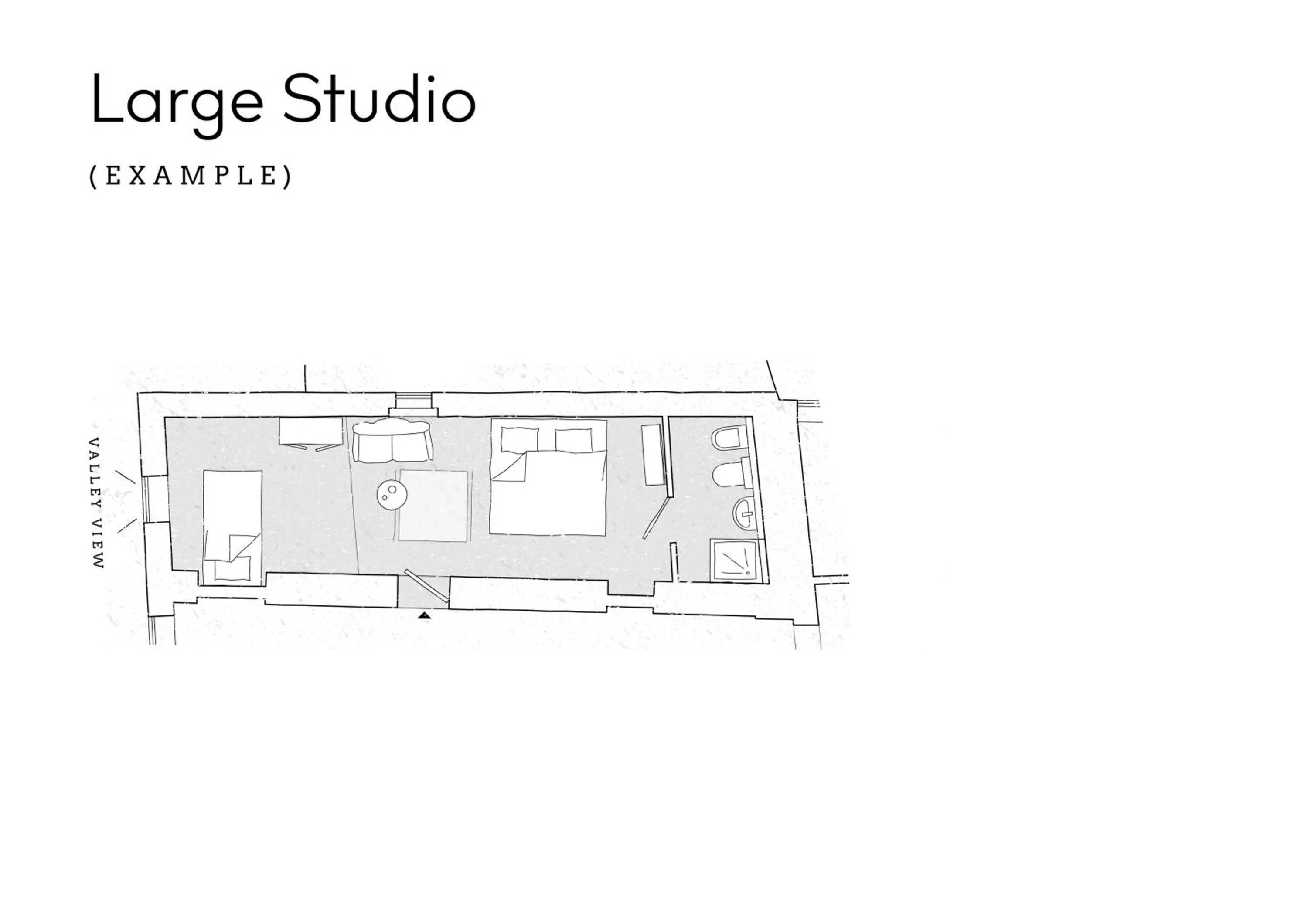Bedroom, Floor Plan in novanta nature retreat