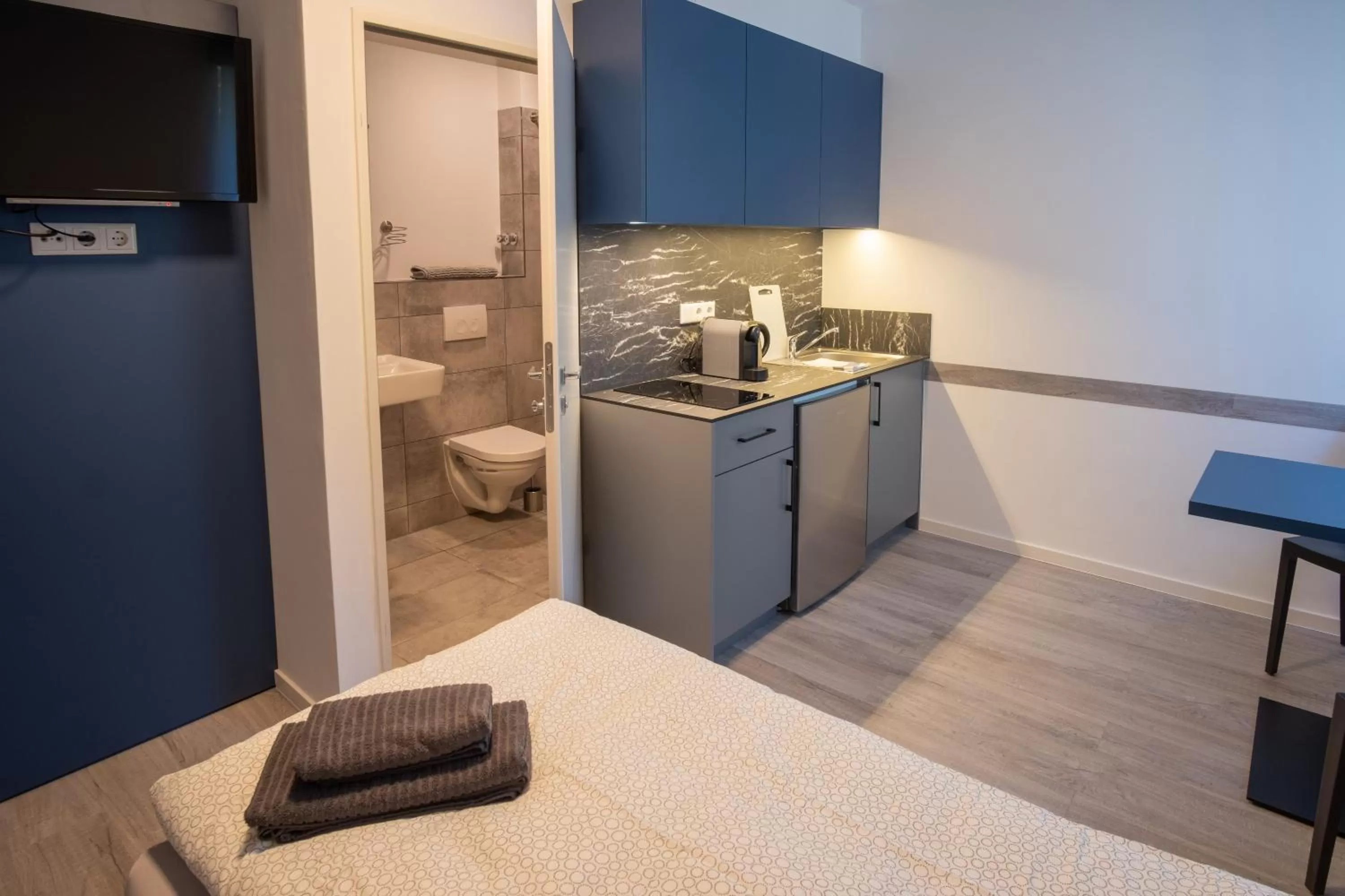 Bed in Hotel A24 bei Hamburg