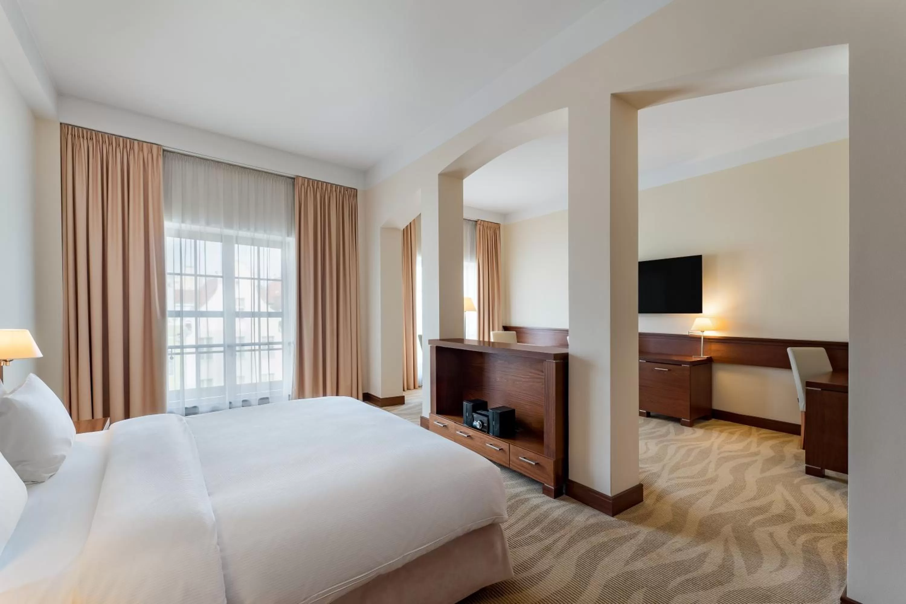 Bedroom, Bed in Radisson Blu Hotel, Gdańsk