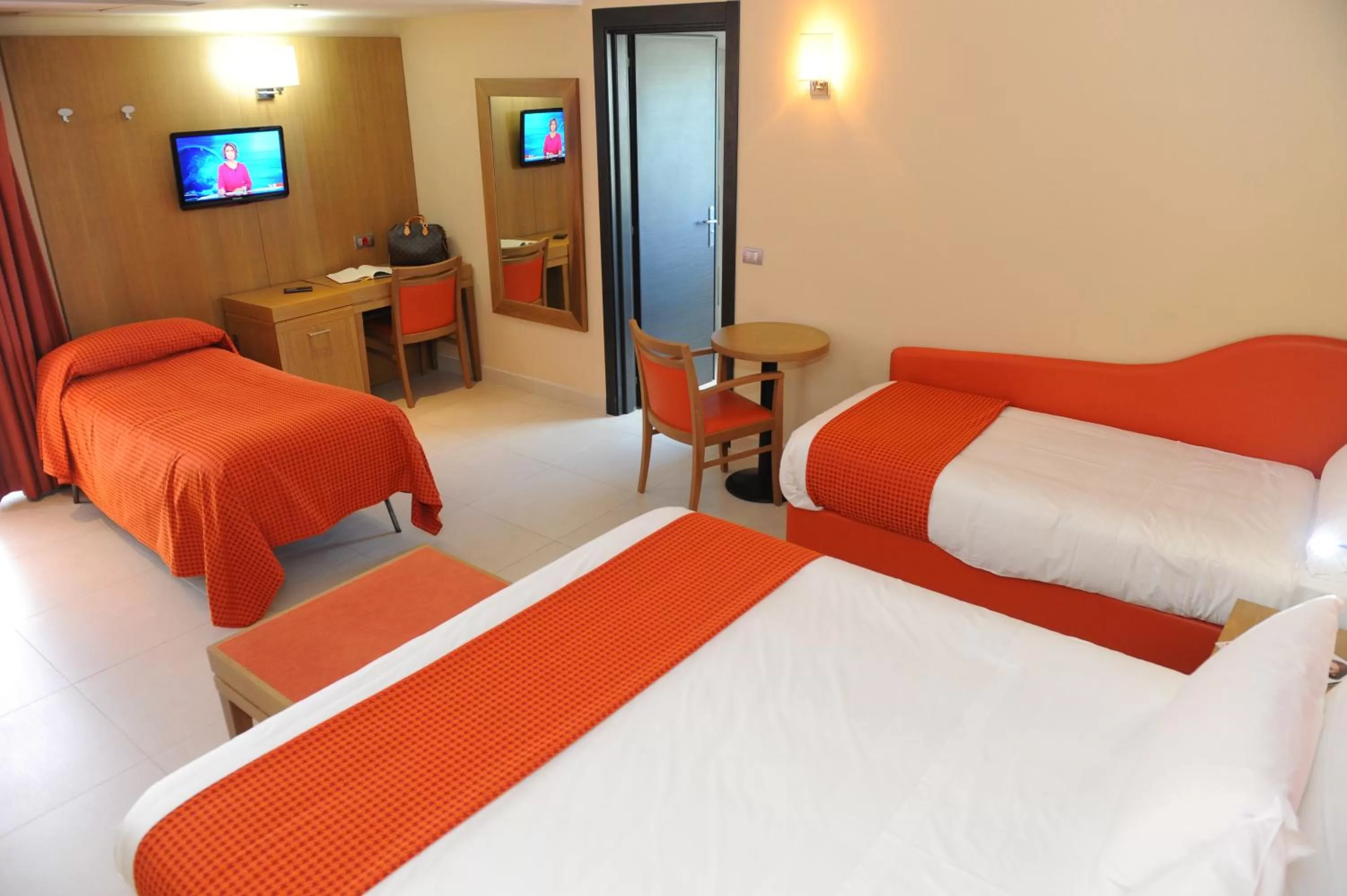 Photo of the whole room, Bed in Hotel Ristorante La Campagnola