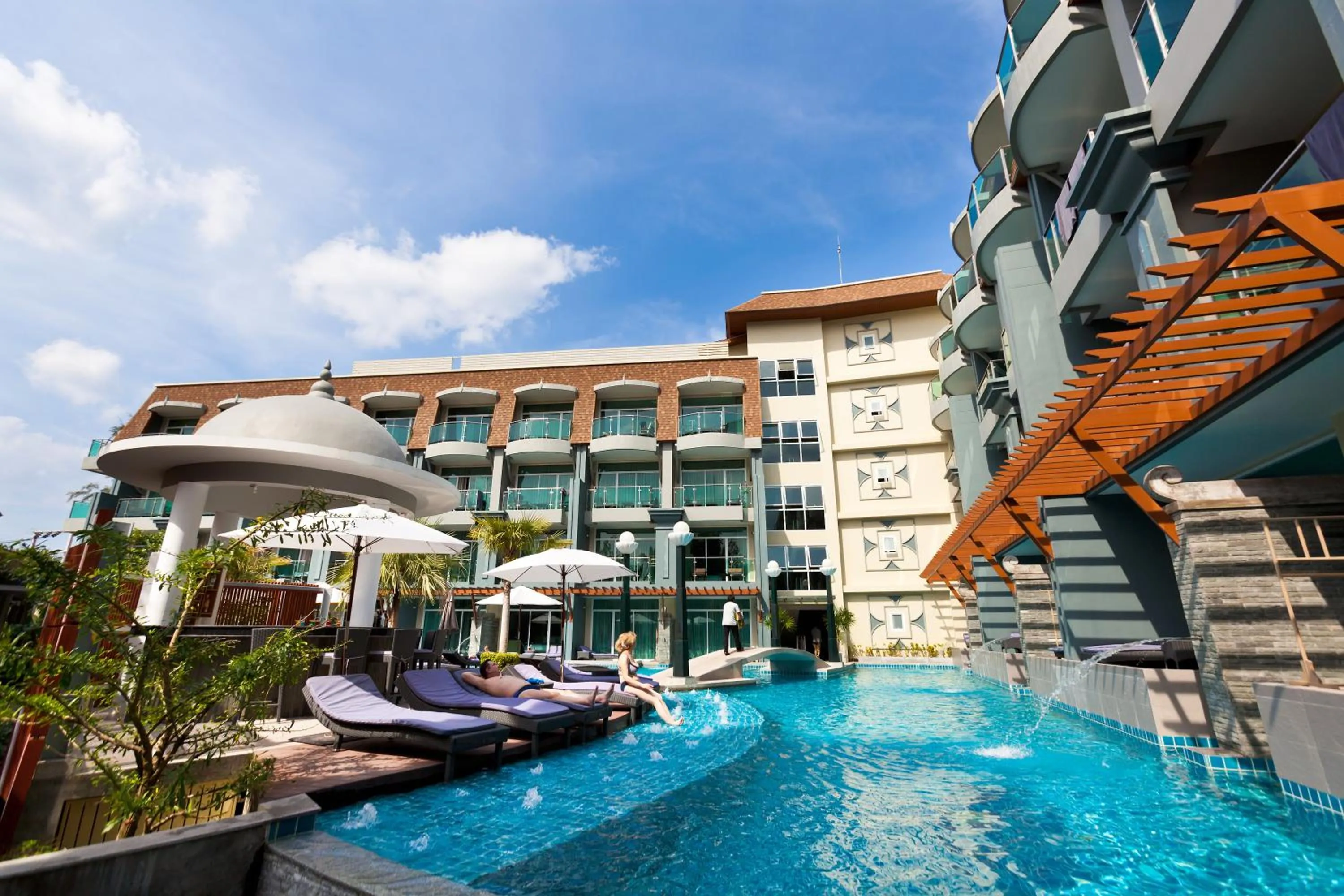 Swimming pool in Ramaburin Resort Patong - SHA Extra Plus