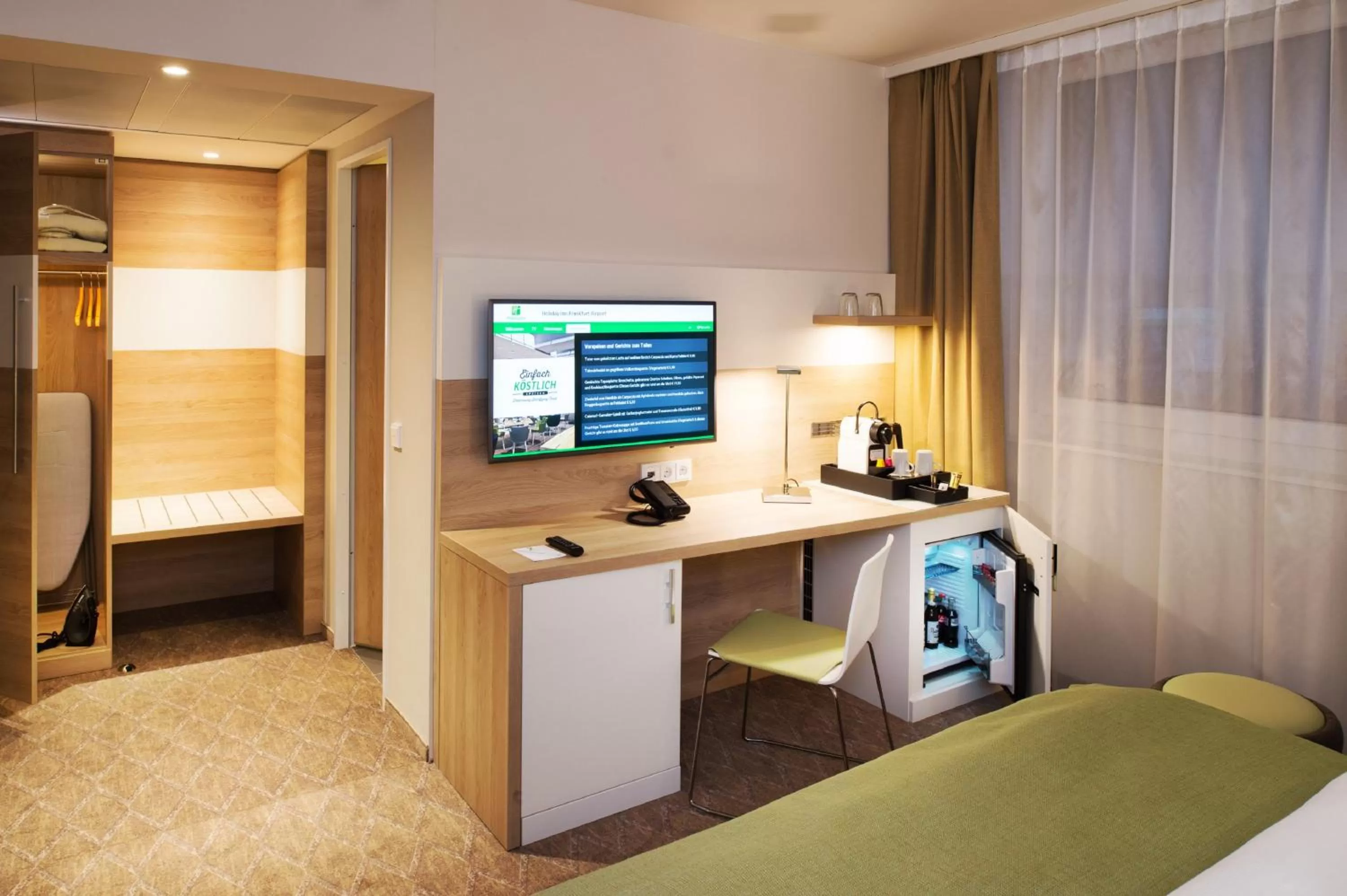 Photo of the whole room, Bed in Holiday Inn Frankfurt Airport by IHG