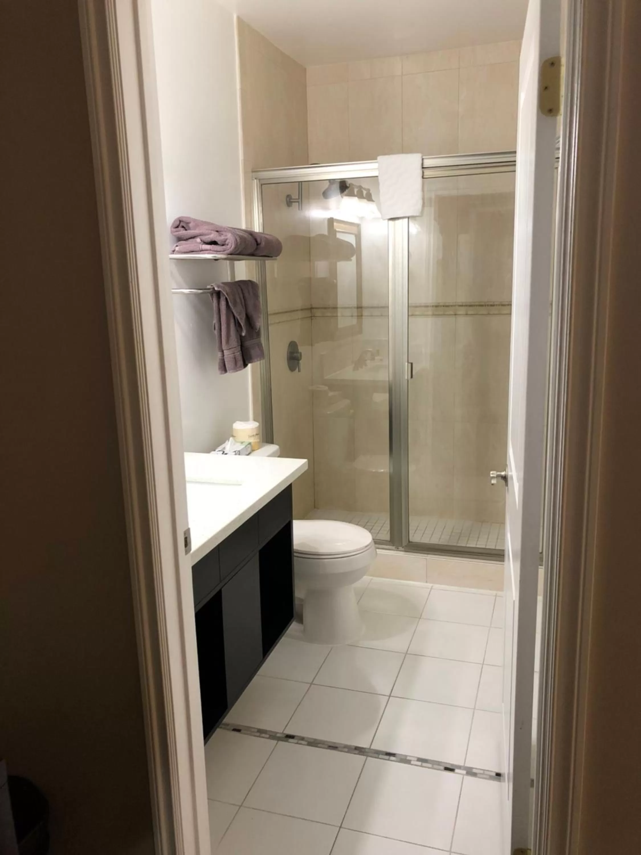 Shower in Knights Inn Los Angeles Central / Convention Center Area