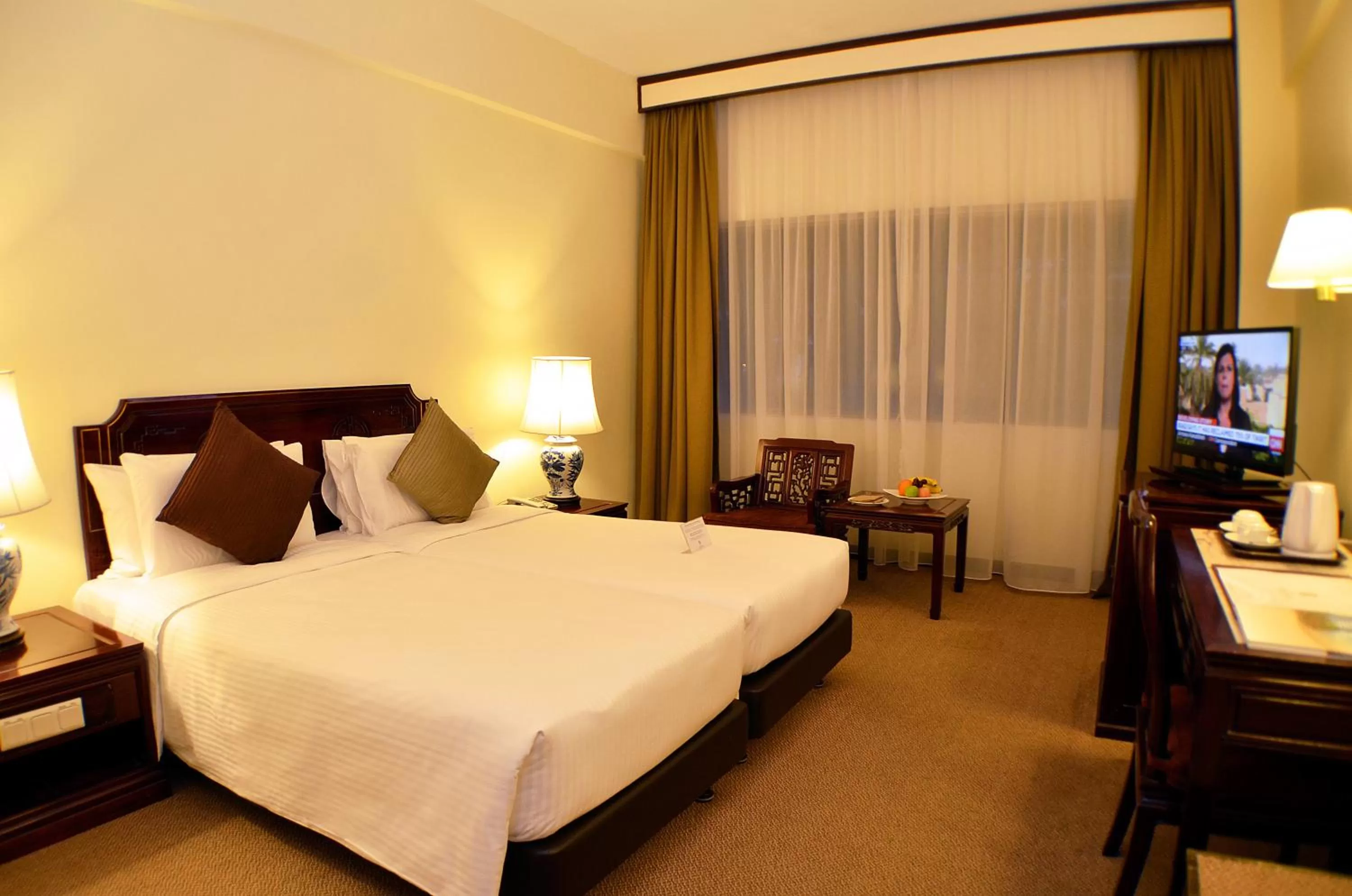 Bed in Hotel Grand Pacific