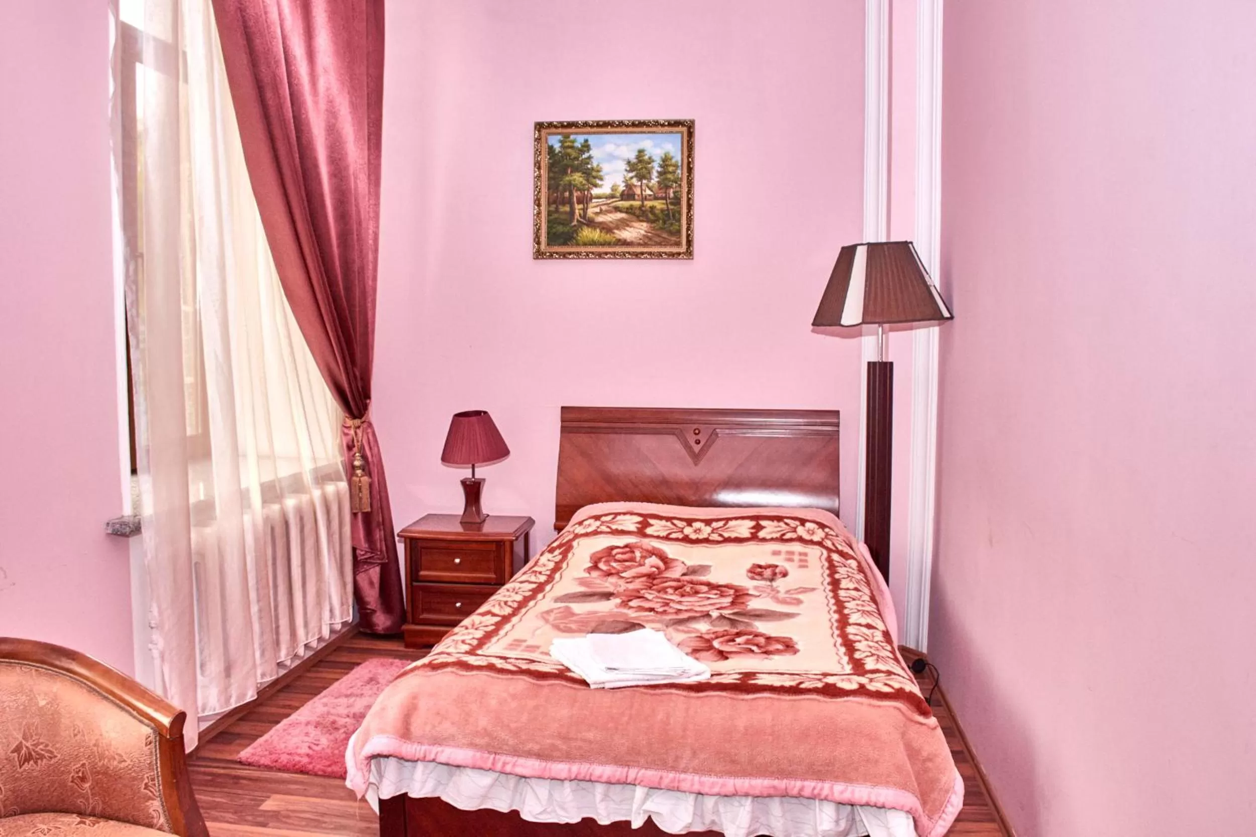 Bed in Hotel Art-Seg