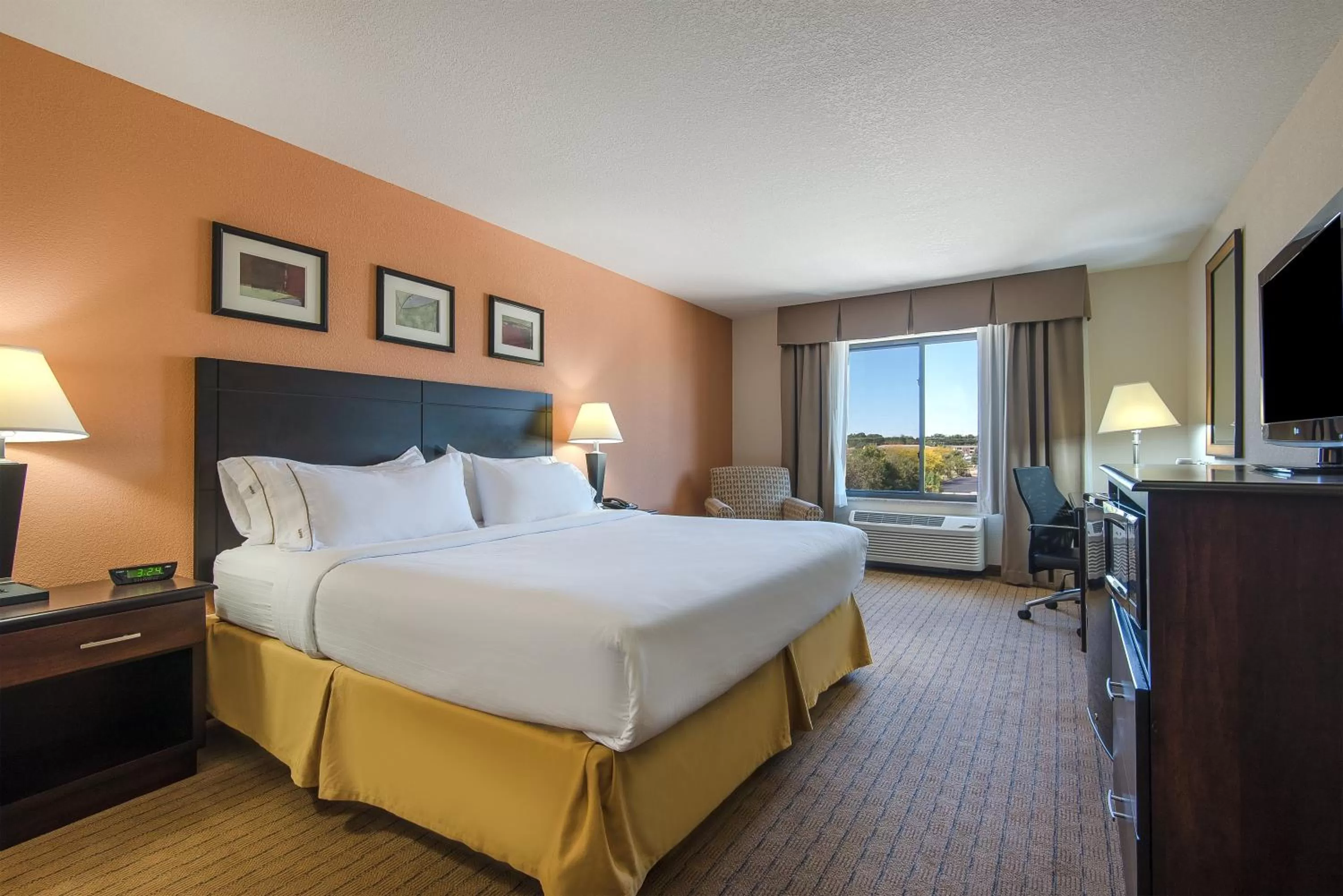 Photo of the whole room, Bed in Holiday Inn Express and Suites Lafayette East by IHG