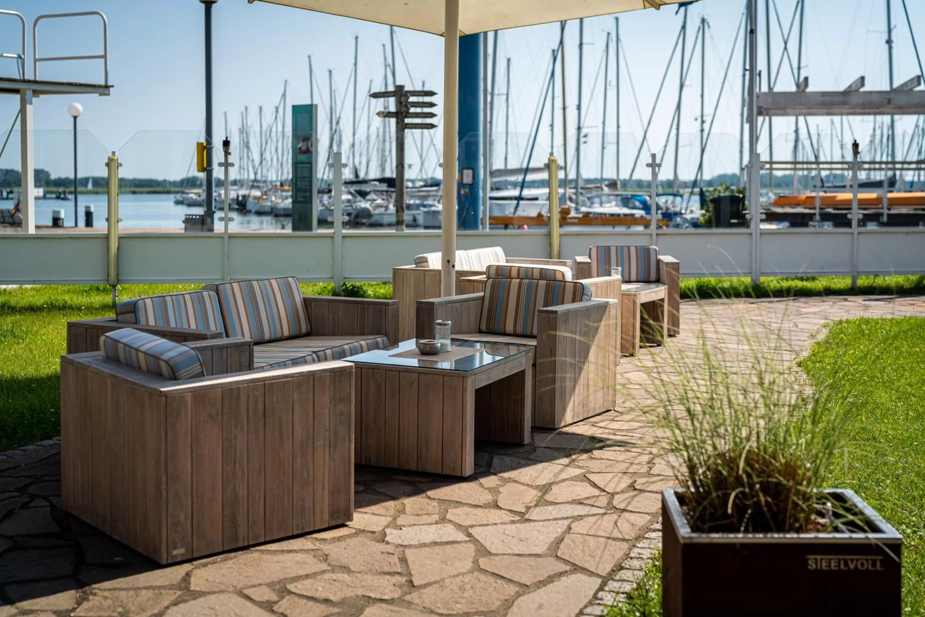 Lounge or bar in Schwimmende Häuser im BALTIC SEA RESORT